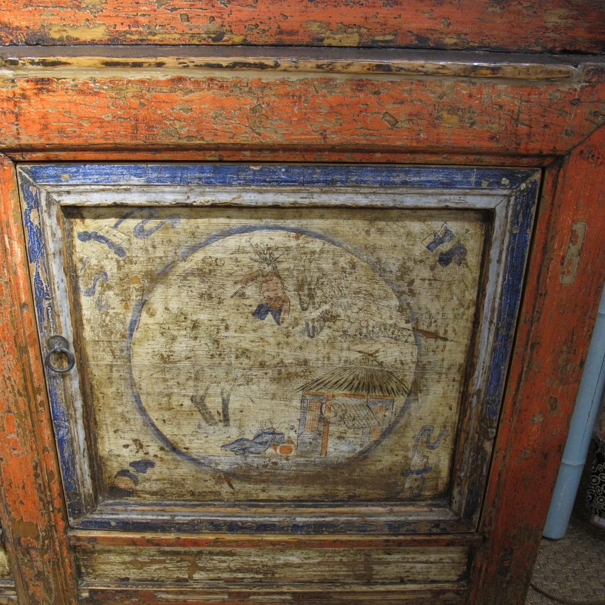 Painted Tibetan Cabinet from 19th century Qinghai - Image 7