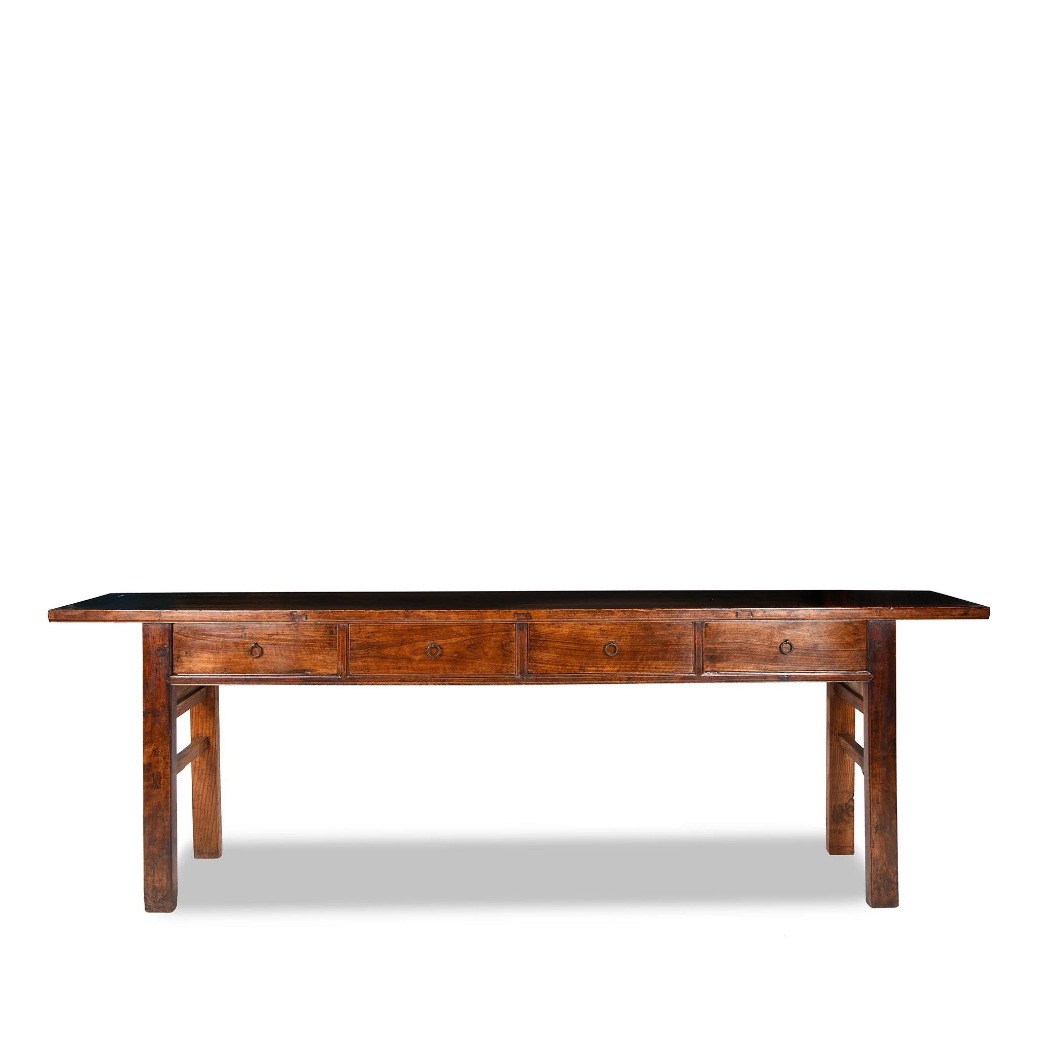 Chinese 4 Drawer Walnut Altar Table From Shanxi - 19thC