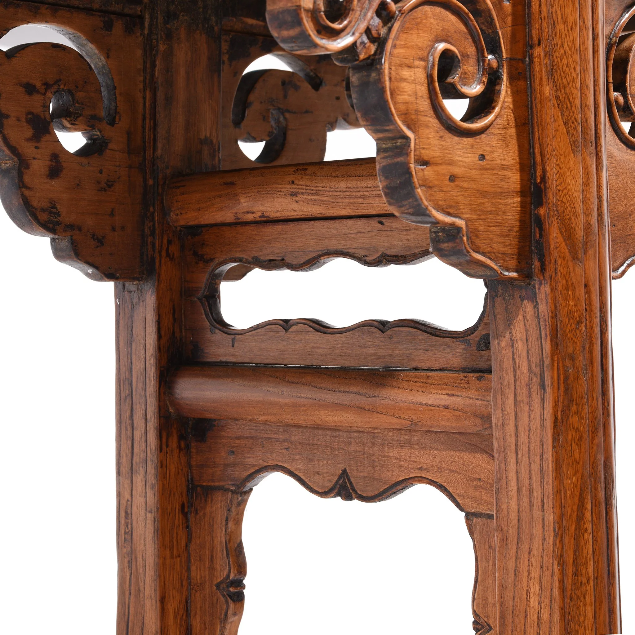 Chinese Altar Table Made From Catalpa & Elm - 19thC - Image 4