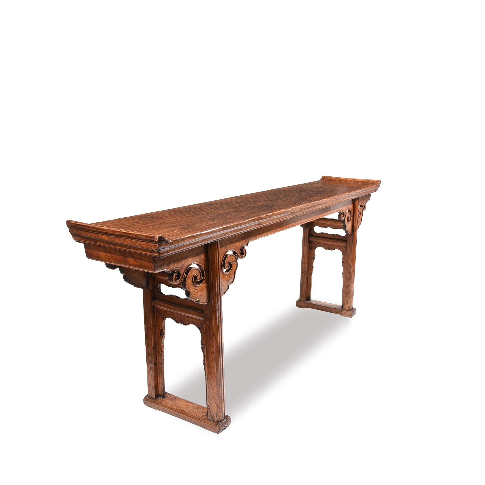 Chinese Altar Table Made From Catalpa & Elm - 19thC - Image 5