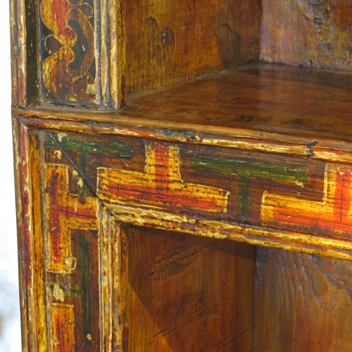 Tibetan Tiger Shelf with Original Paint - 19thC - Image 6