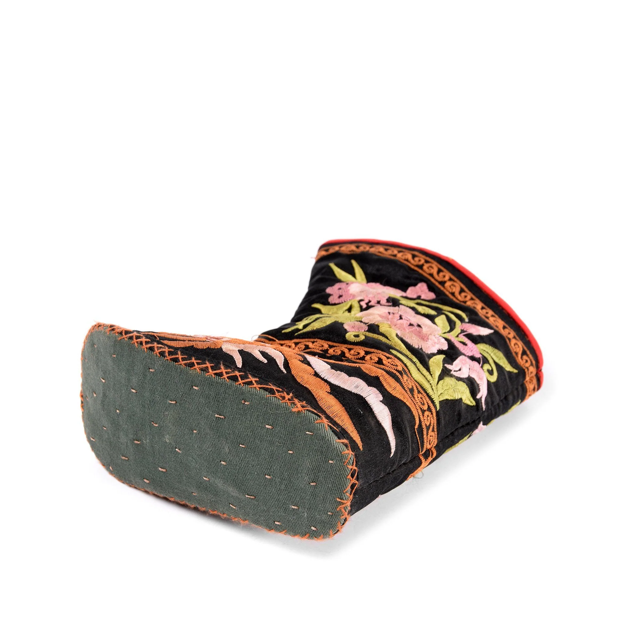 Embroidered Childs Boots from North China - Ca 50 yrs old - Image 2