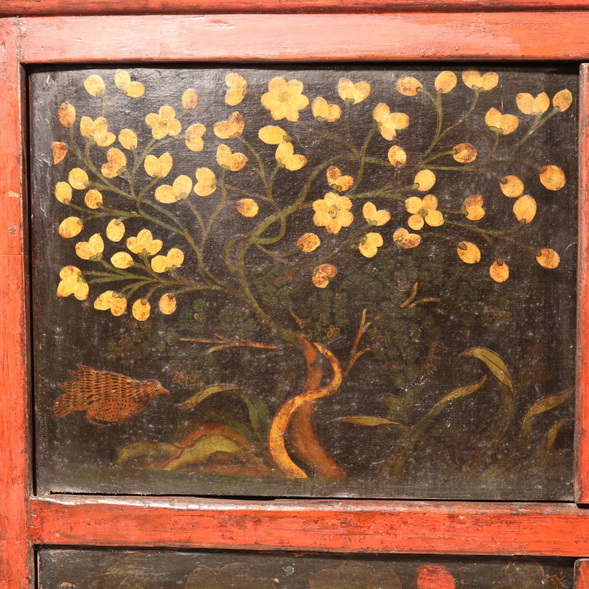 Painted Altar Cabinet From Tibet - 19thC - Image 4