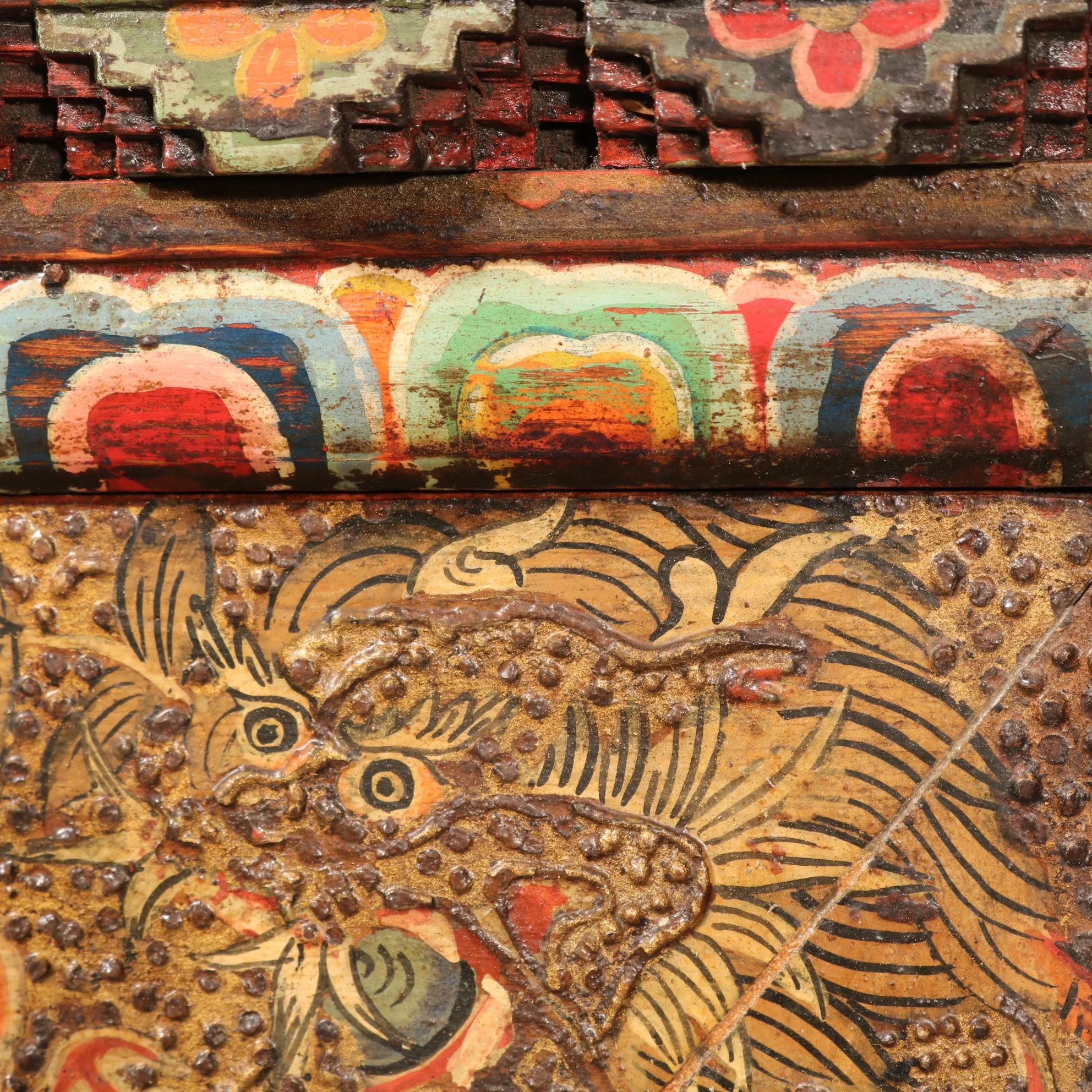 Painted Tibetan Reliquary - 19thC - Image 2