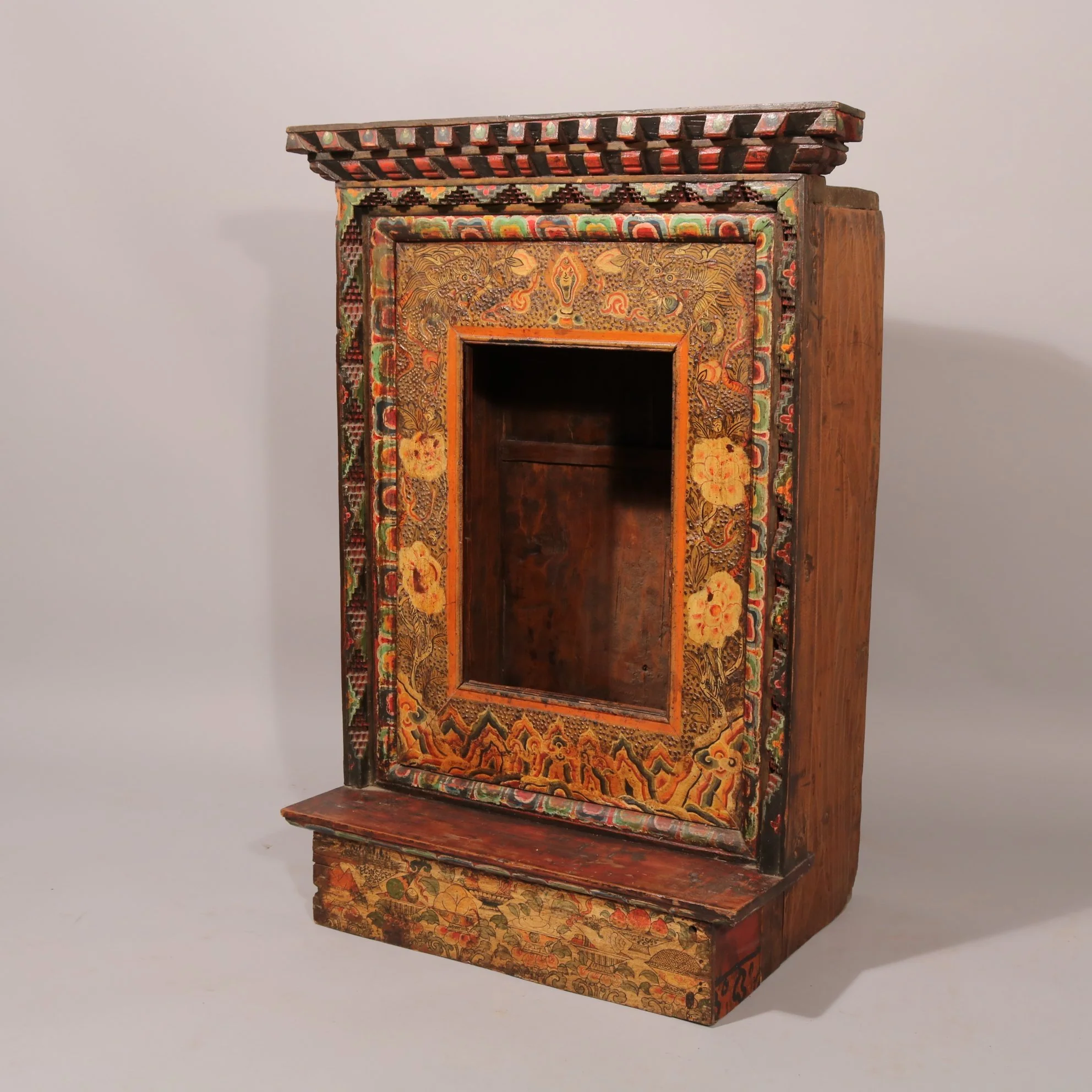 Painted Tibetan Reliquary - 19thC - Image 6