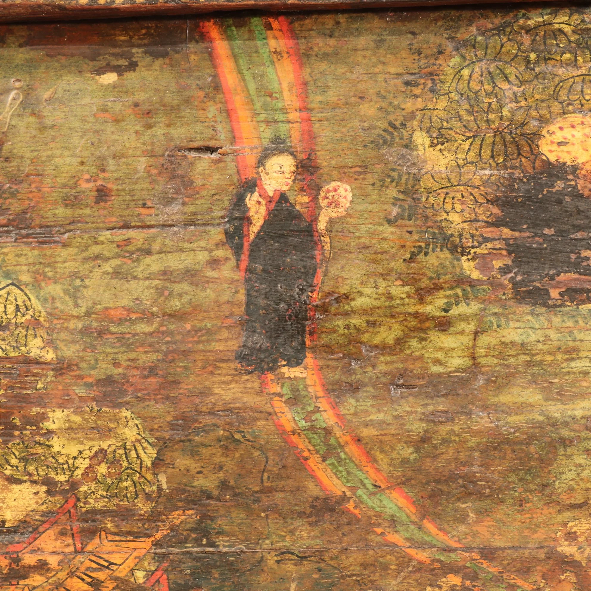 Original Painted Lectern From Tibet - Image 3
