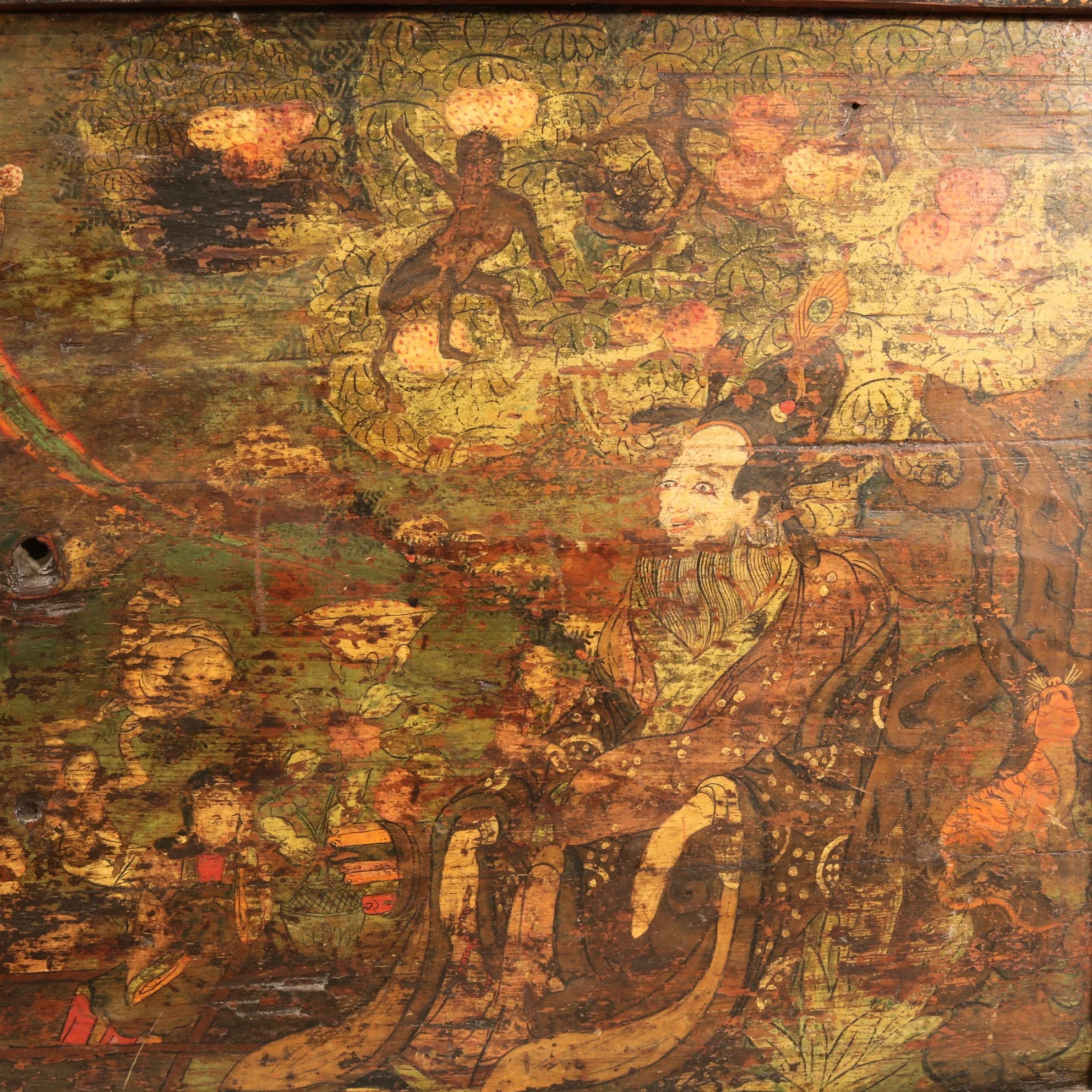 Original Painted Lectern From Tibet - Image 4