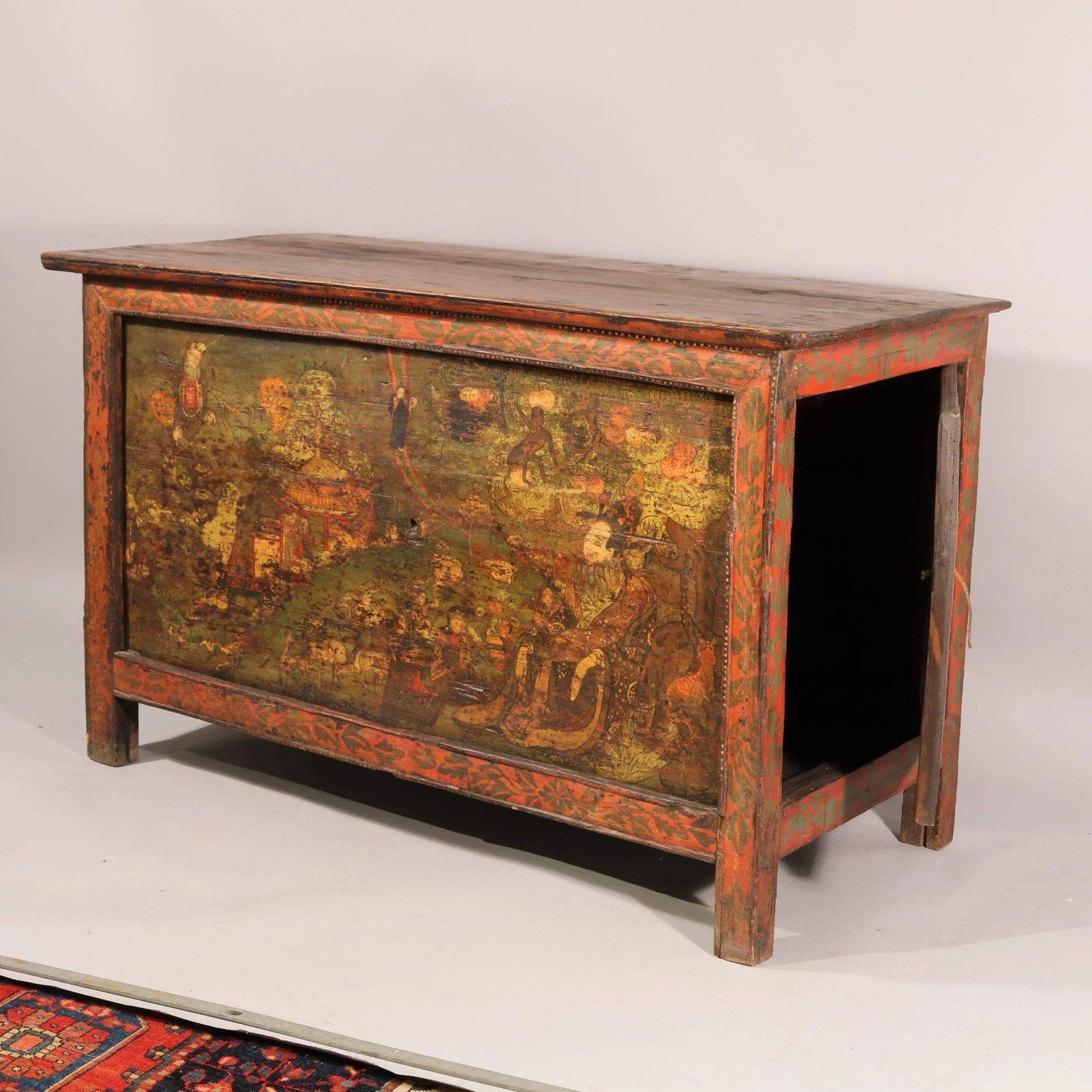 Original Painted Lectern From Tibet - Image 7