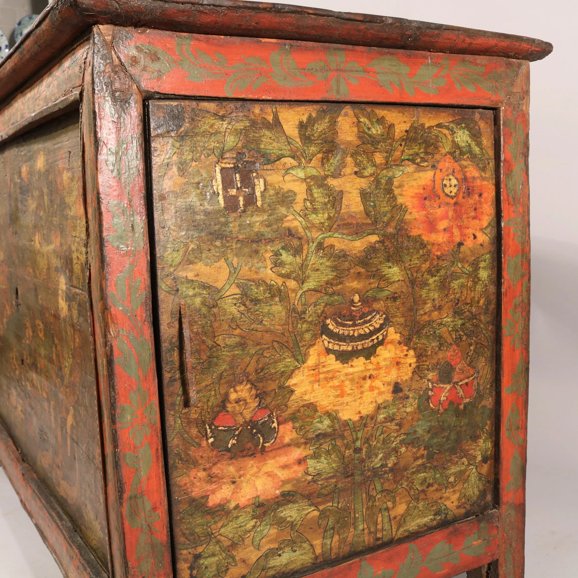 Original Painted Lectern From Tibet - Image 8