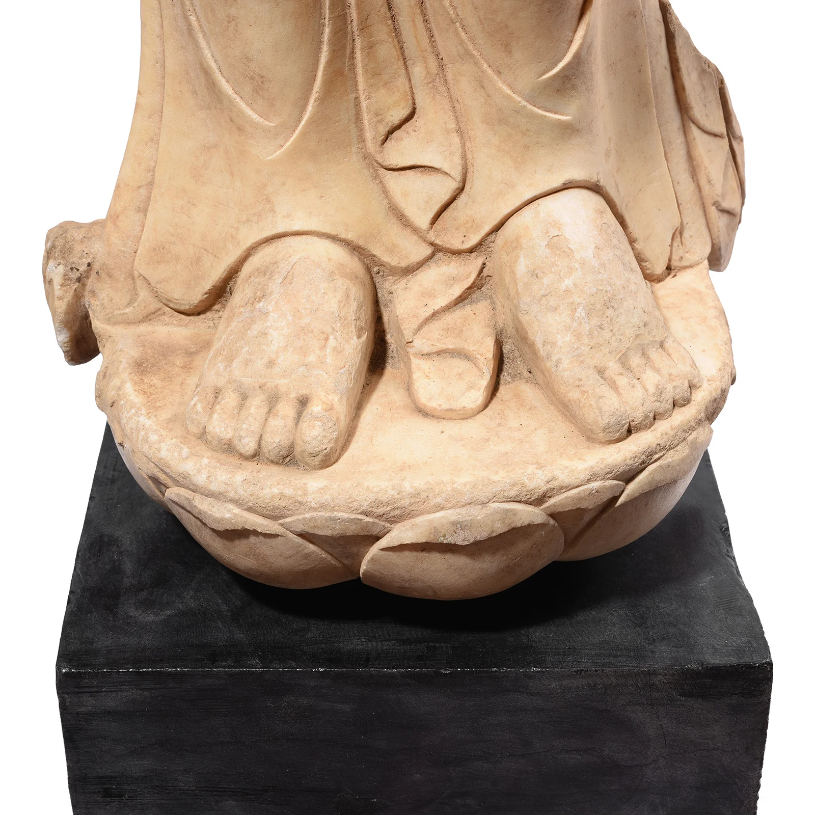 Reproduction Carved Marble Bodhisattva Torso - Tang Dynasty Style - Image 7
