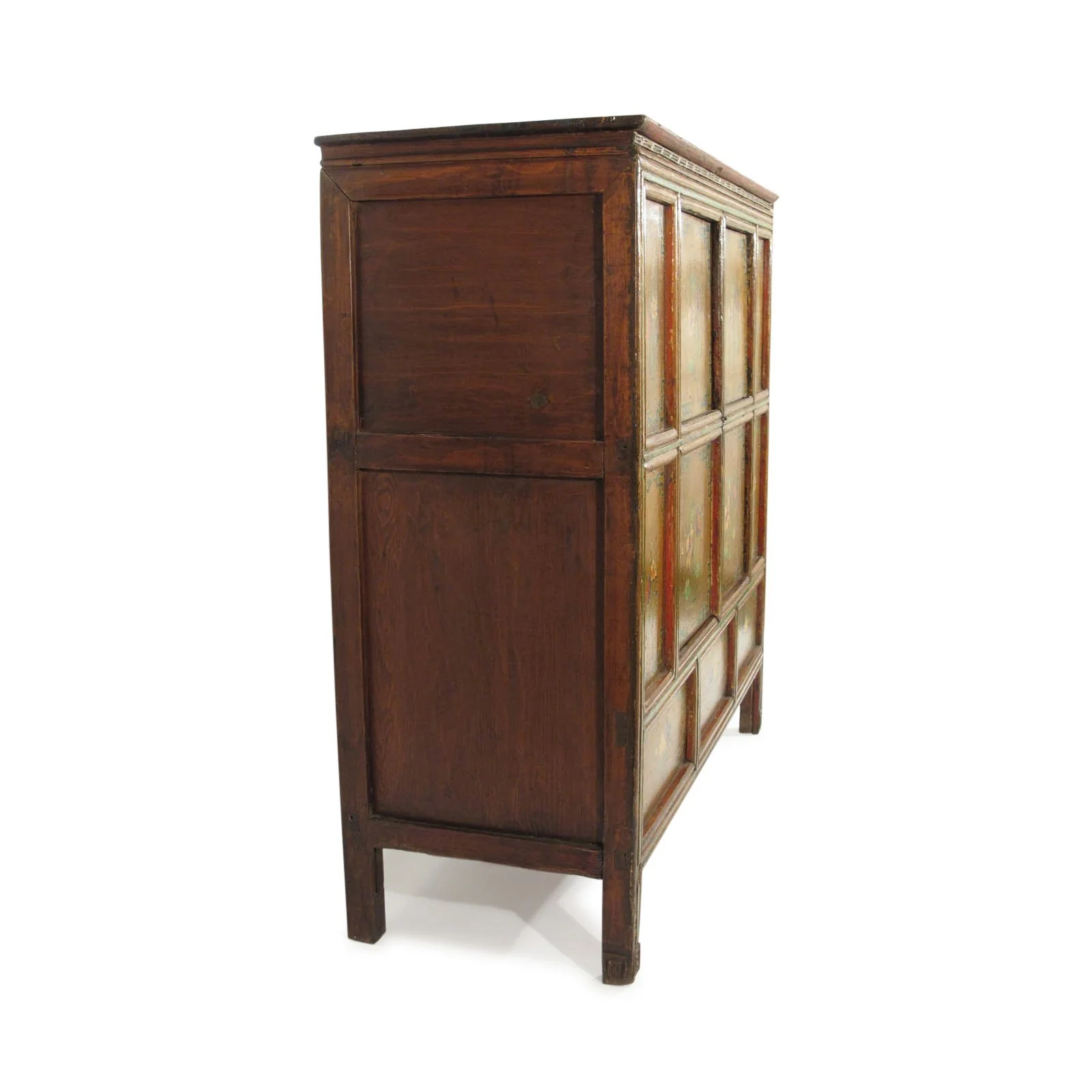 Tibetan Altar Cabinet With Original Painting - 19thC - Image 3