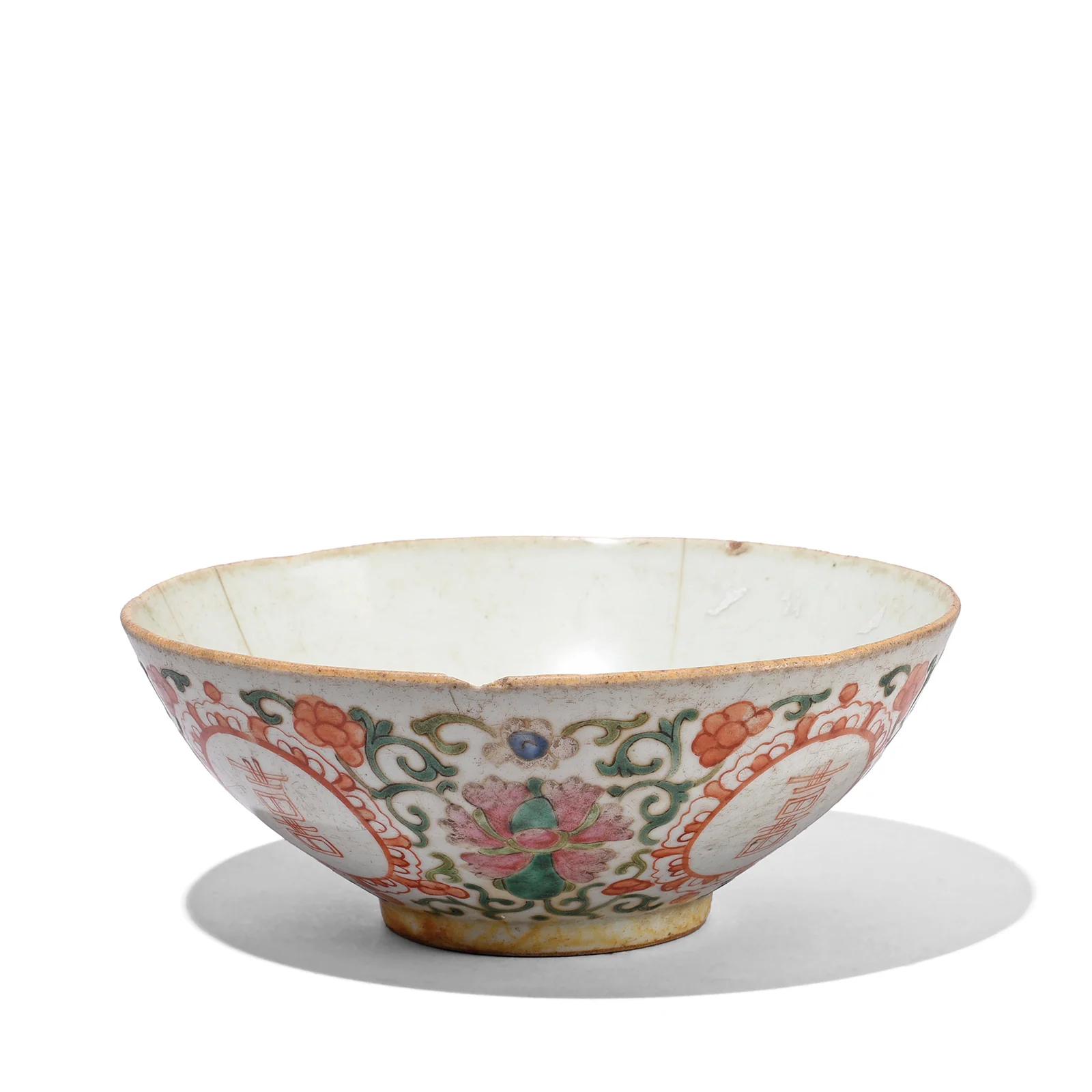 Famille Vert Porcelain Rice Bowl - Qing Dynasty - Image 3