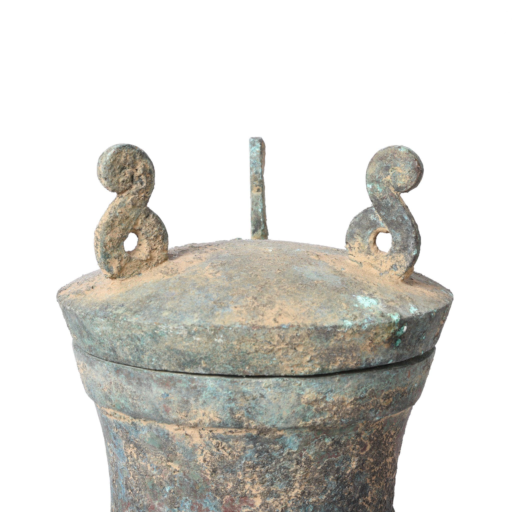 Reproduction Bronze Wine Jar - Han Dynasty Style - Image 3