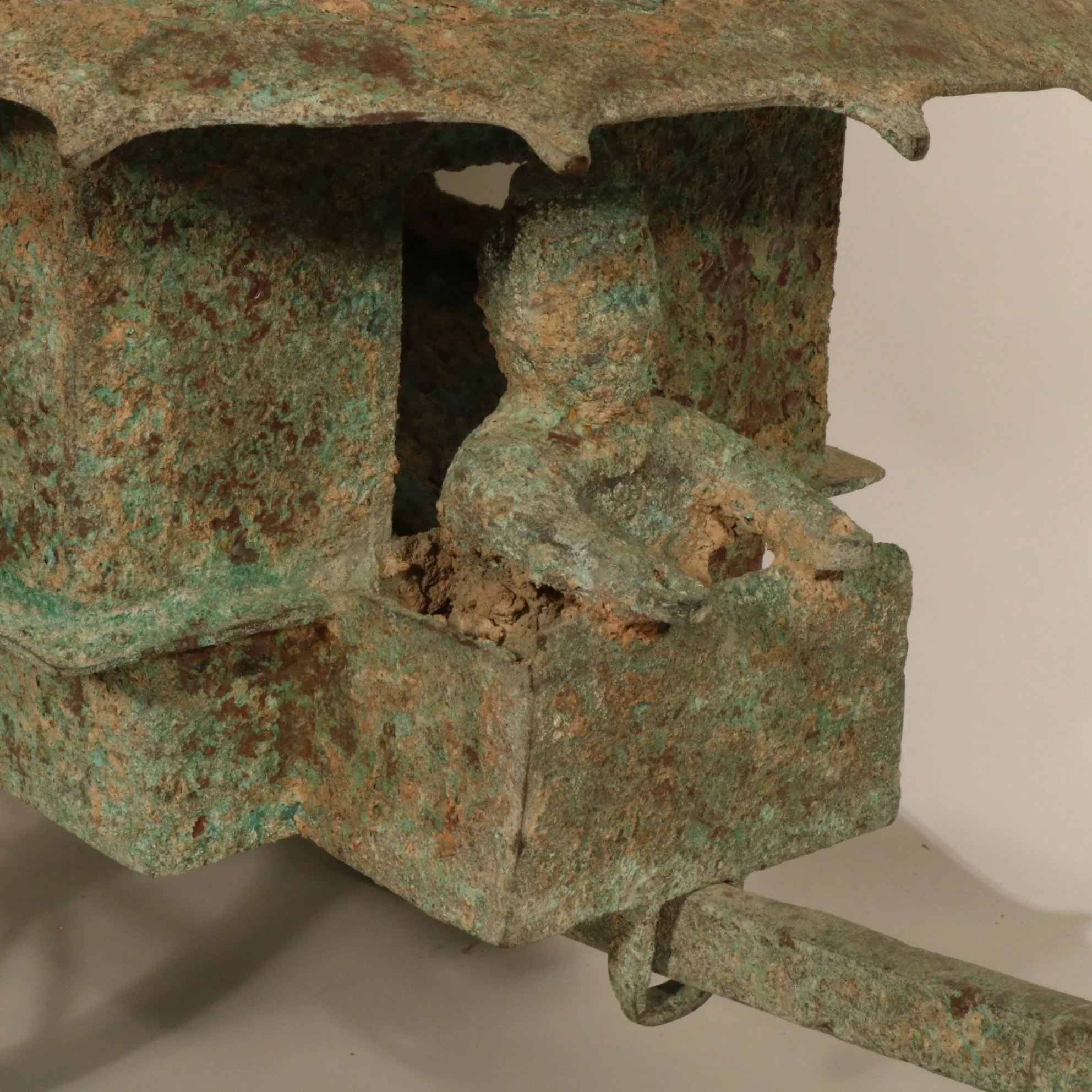 Chinese Bronze Cart with Horses - Image 2