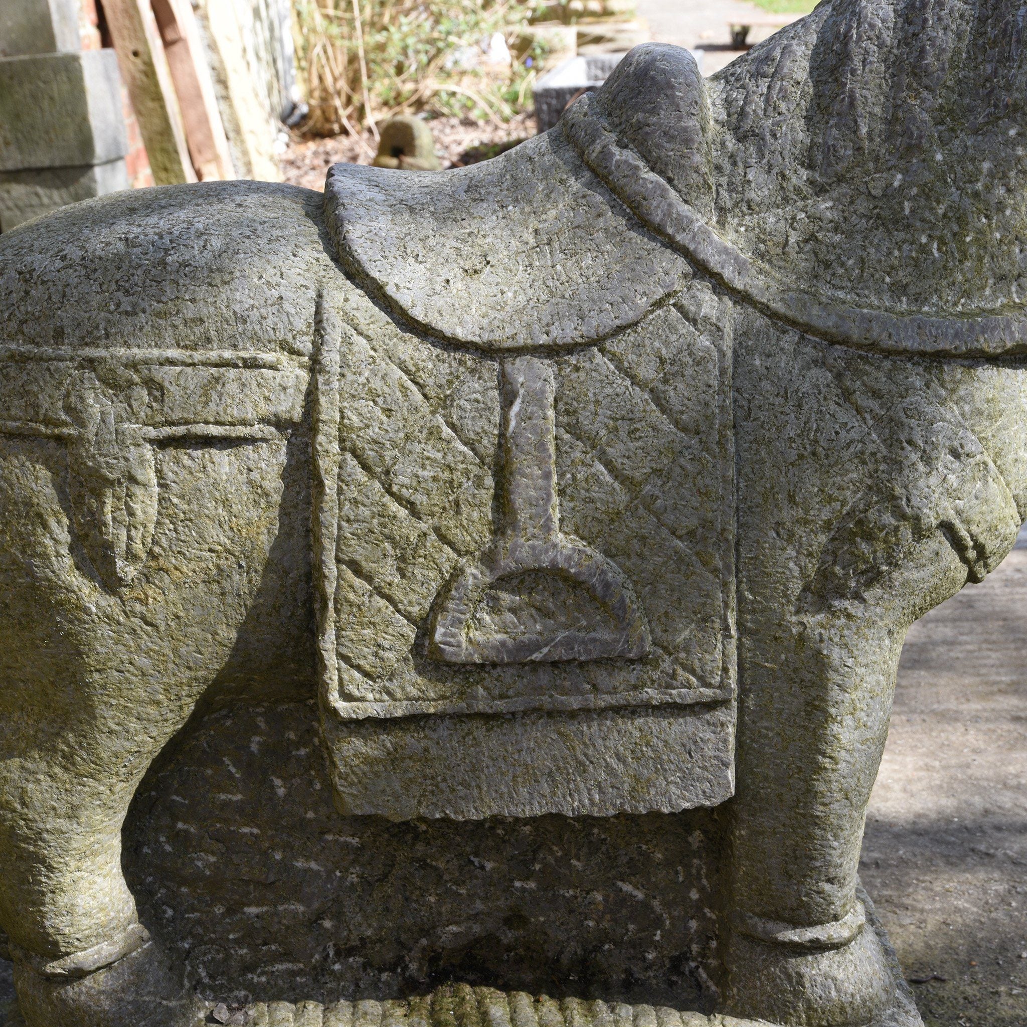 Carved Stone Horse from Hebei Province - Image 4