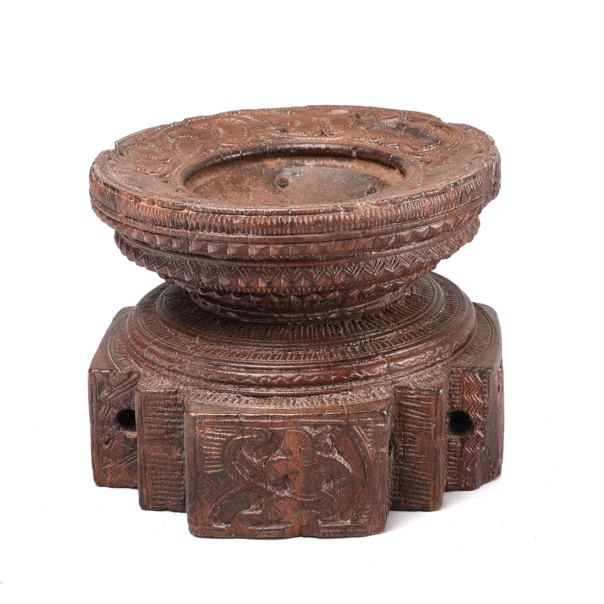 Indian Seed Drill Candlestand - 19th Century - Image 3