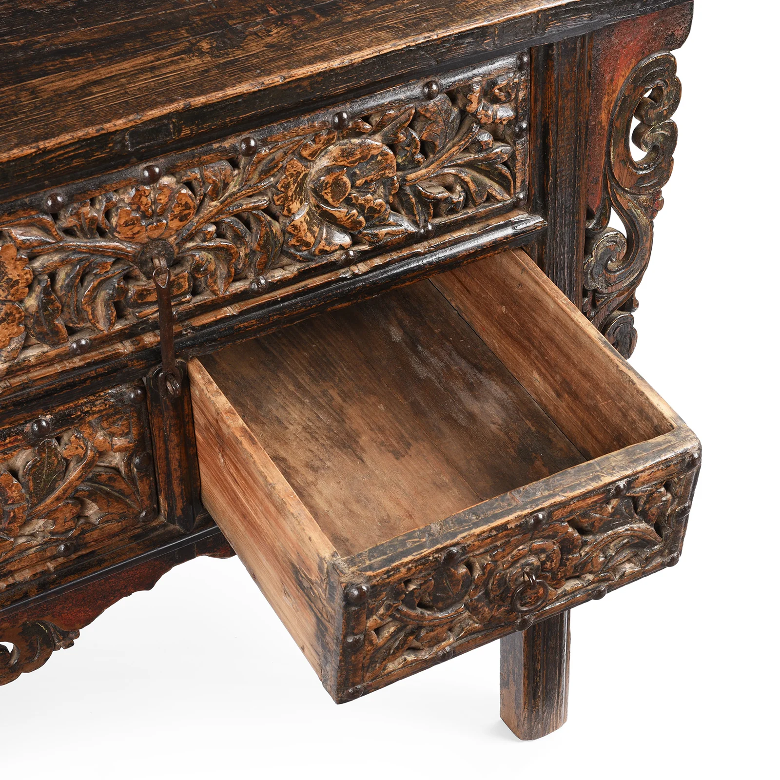 Carved Coffer Table From Shanxi - Early 19th Century - Image 8
