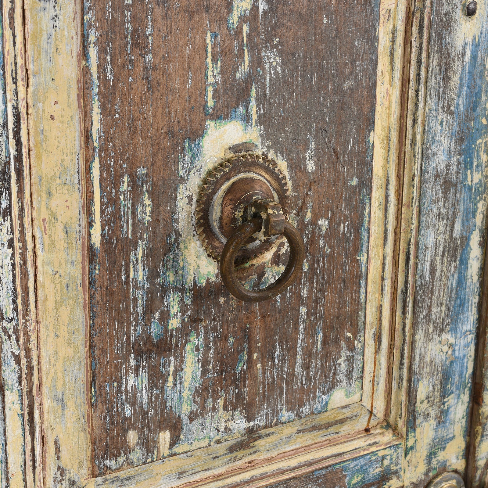 Painted Indian Door From Gujarat - 19th Century - Image 6