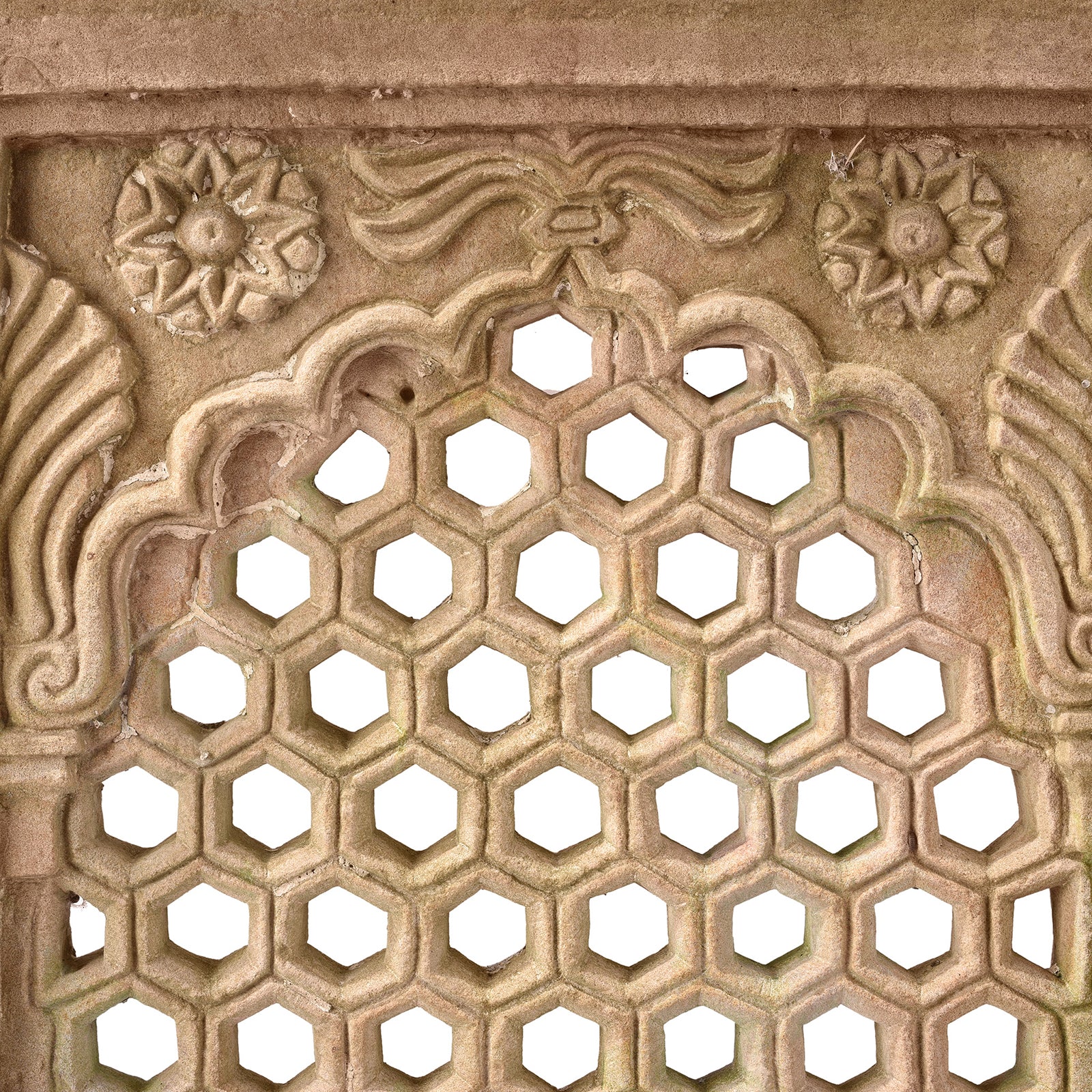 Double Sided Stone Jali Panel From Rajasthan - 19th Century - Image 6