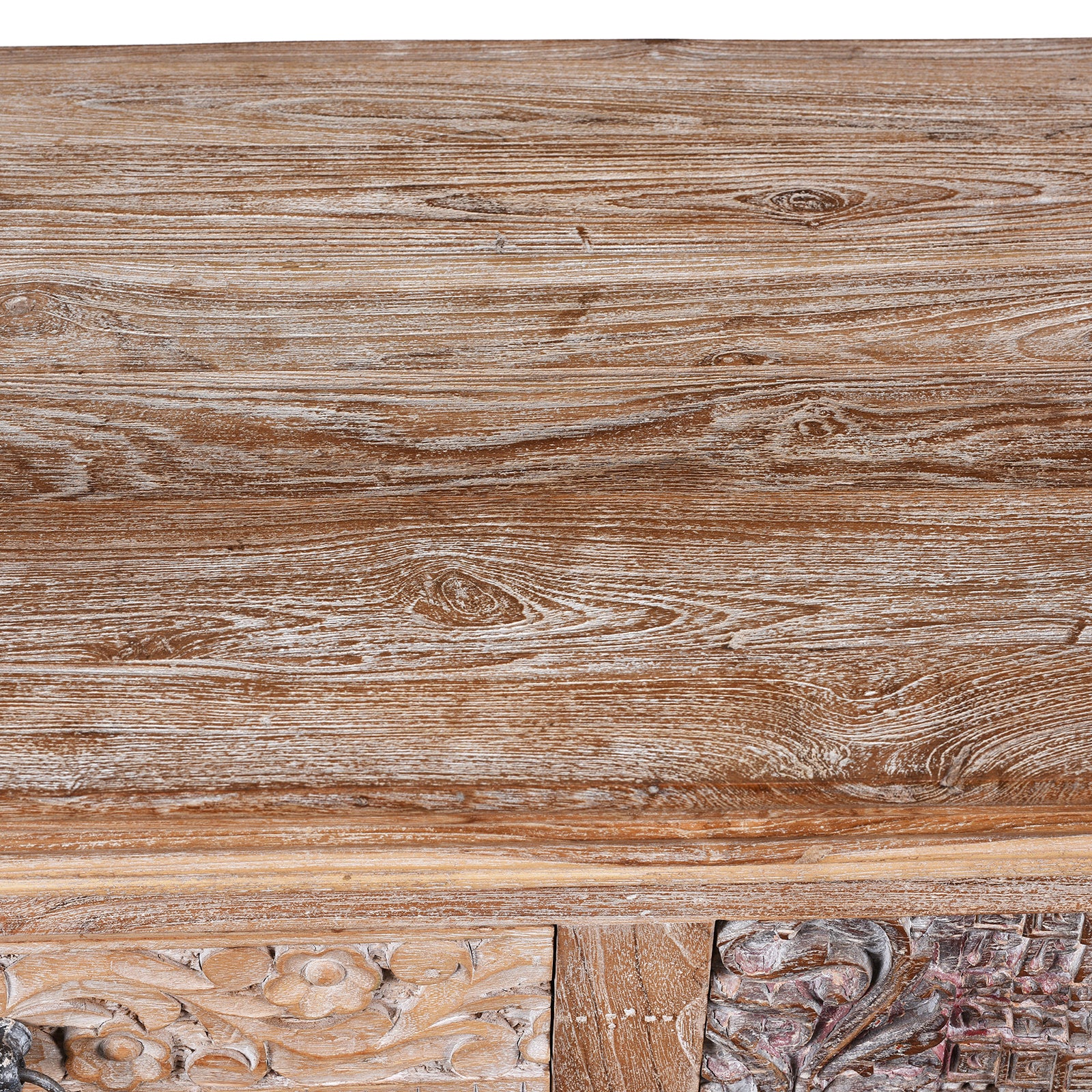 Carved Sideboard Made From Reclaimed Teak - Image 10