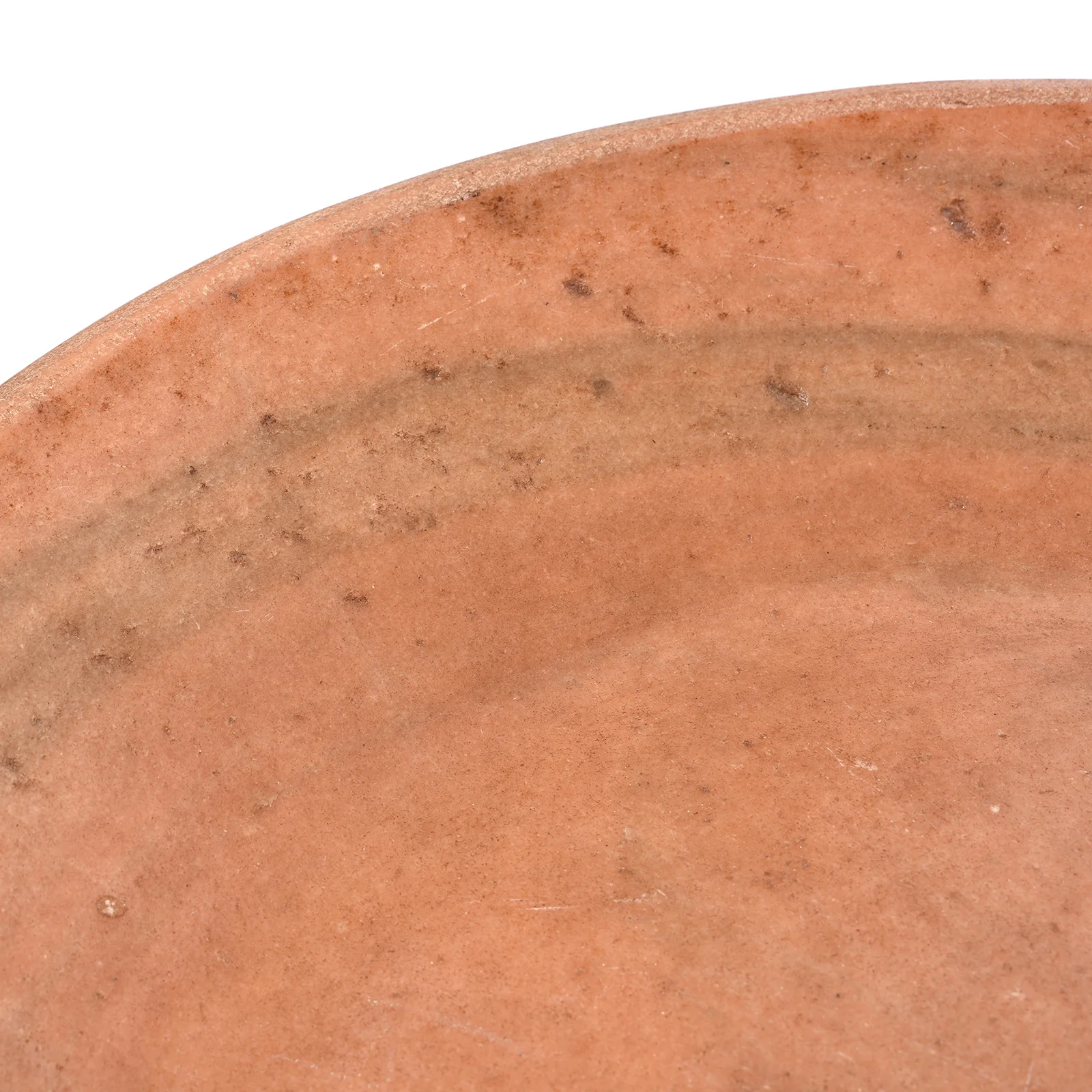 Carved Pink Marble Parath From Rajasthan - Ca 1910 - Image 4