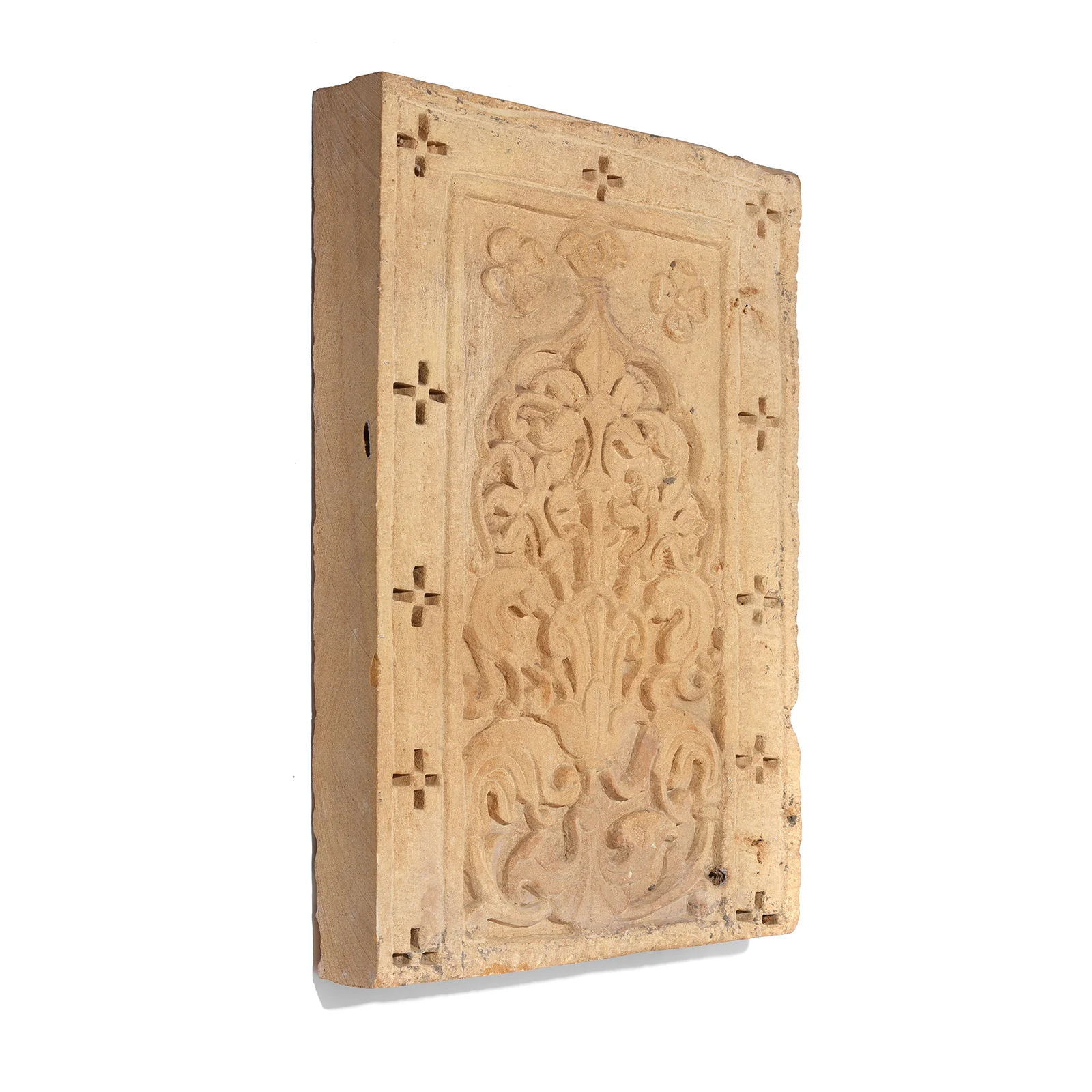 Carved Mughal Stone Panel From Jaisalmer - 19th Century - Image 3