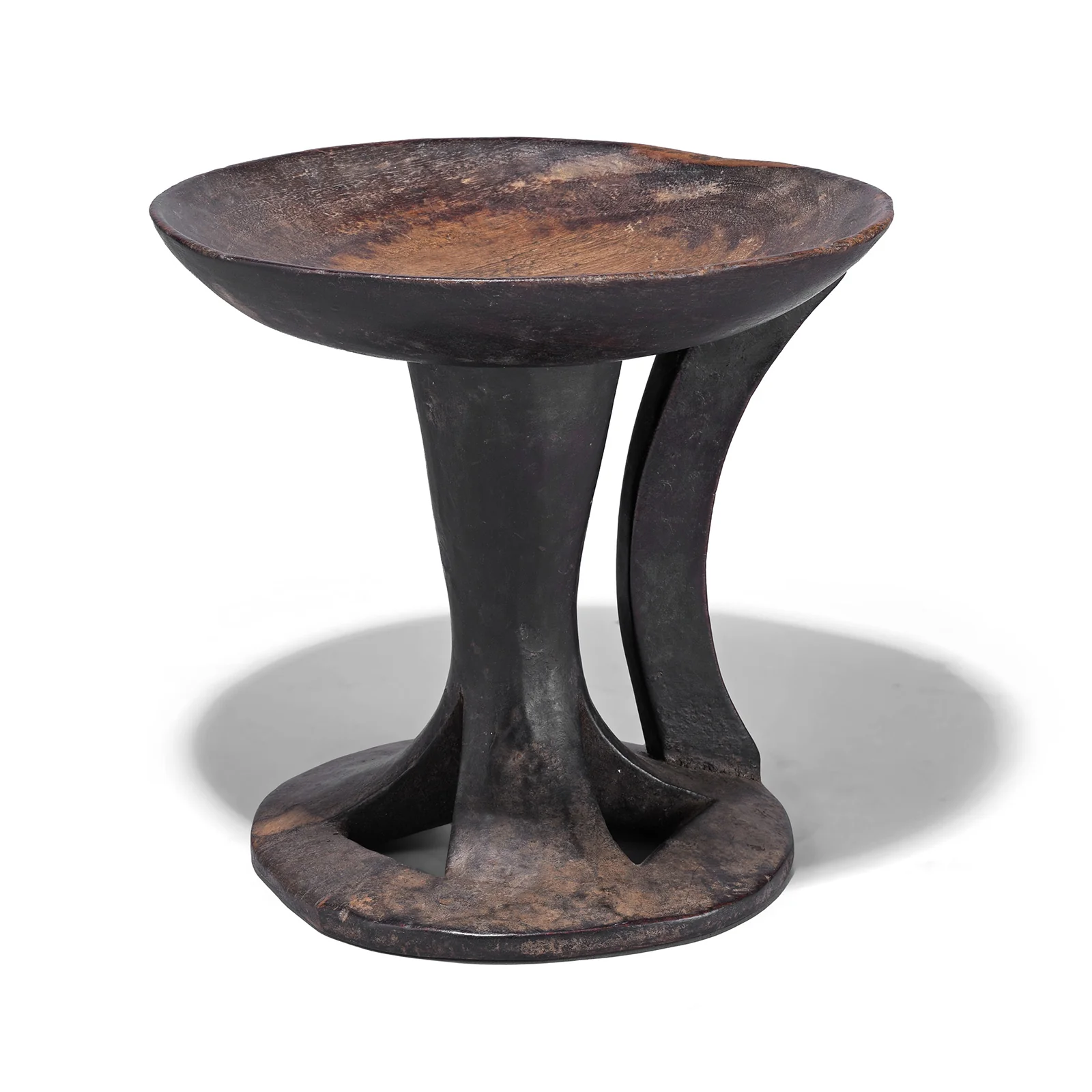 Carved Tribal Food Bowl From Nagaland - Ca 1920 - Image 3