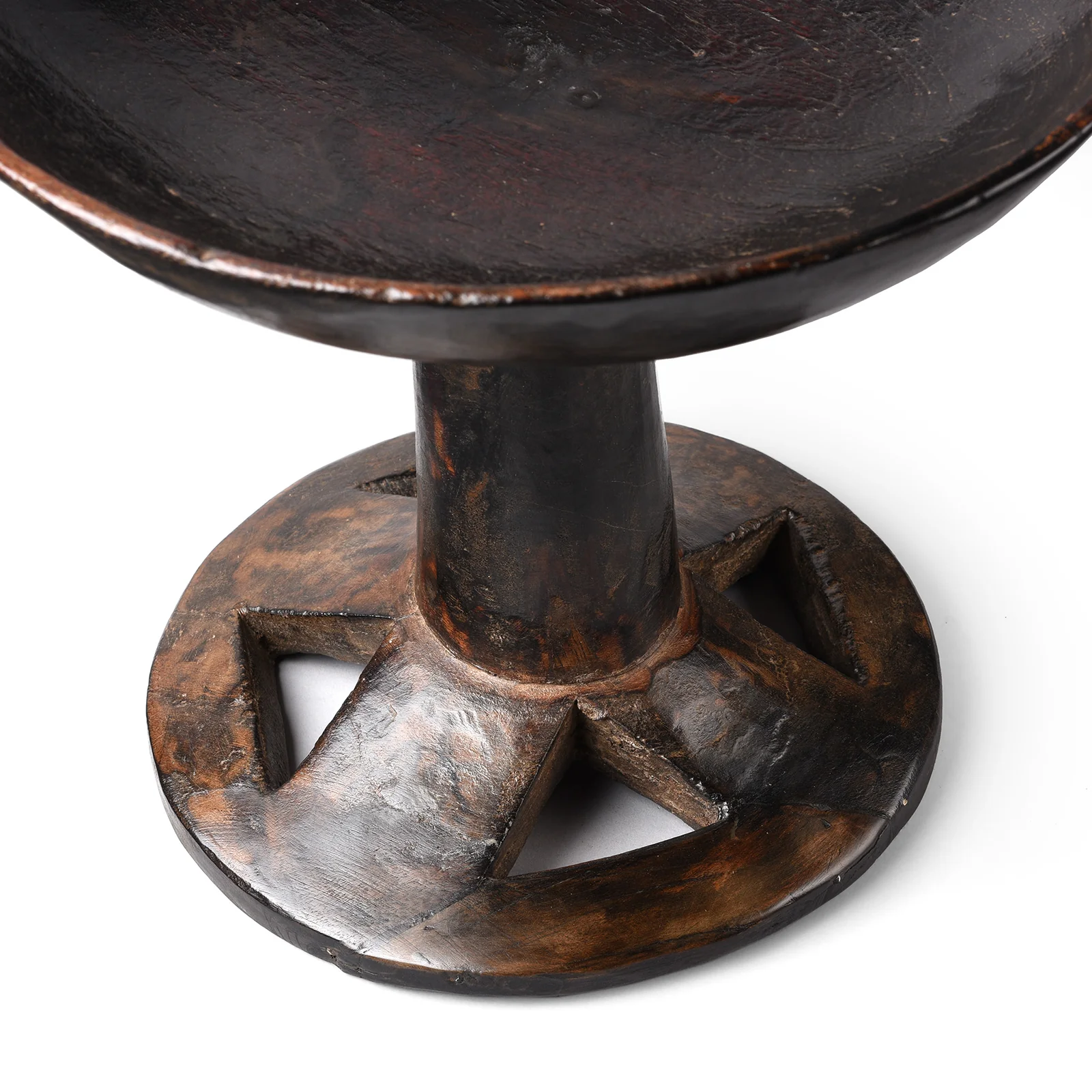 Carved Tribal Food Bowl From Nagaland - Ca 1920 - Image 2