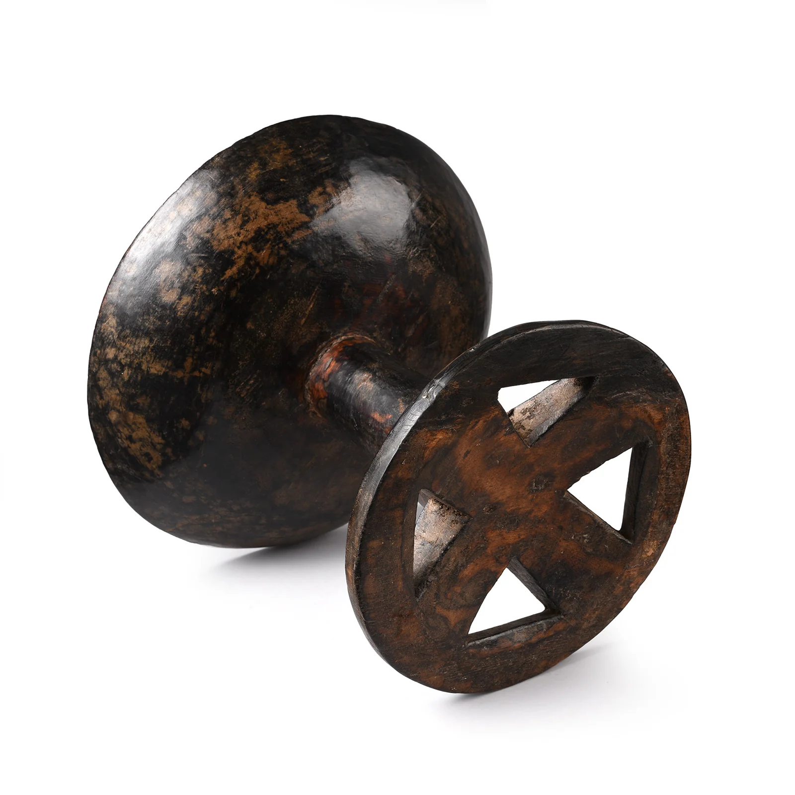 Carved Tribal Food Bowl From Nagaland - Ca 1920 - Image 4