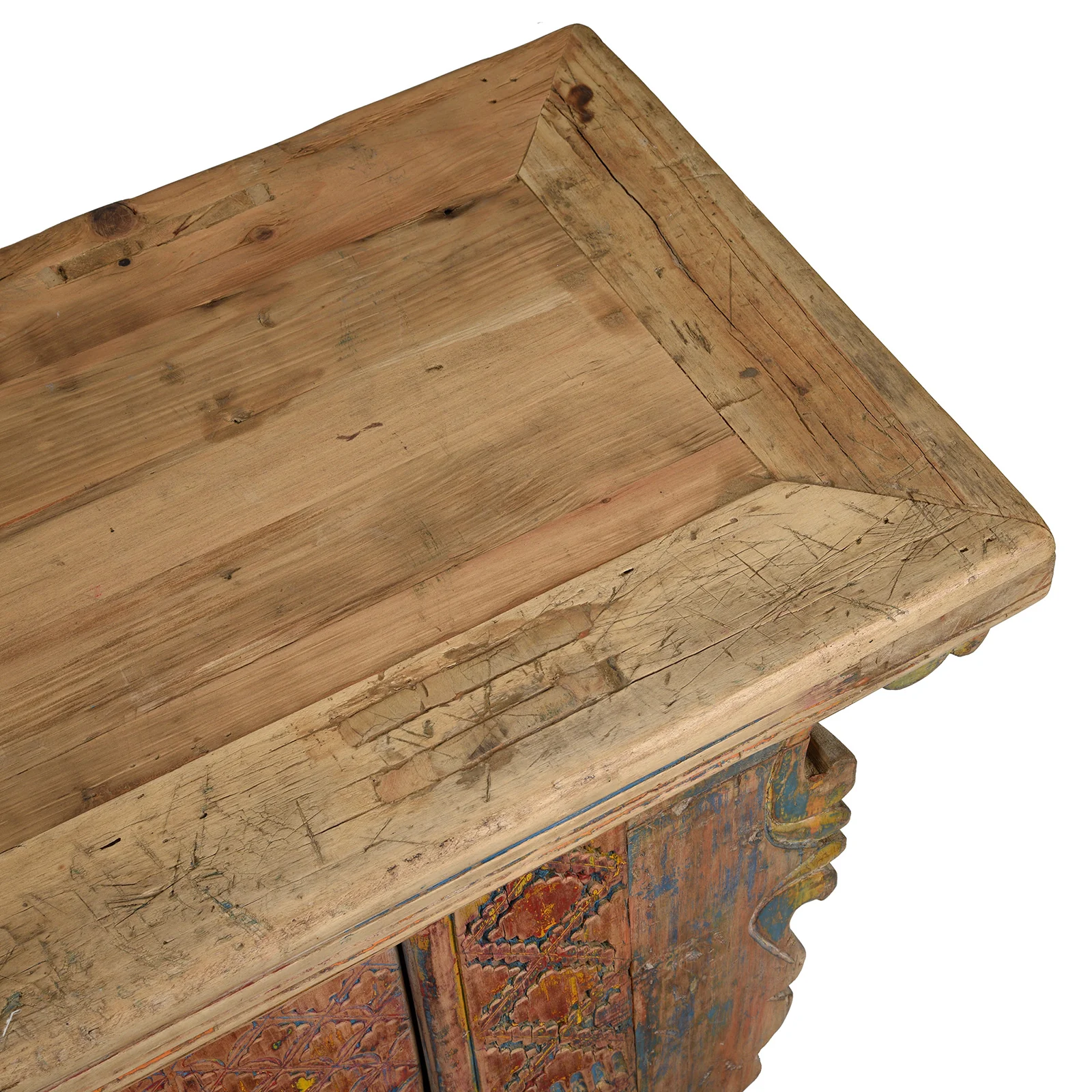 Carved Low Sideboard from Xinjiang - 19th Century - Image 11