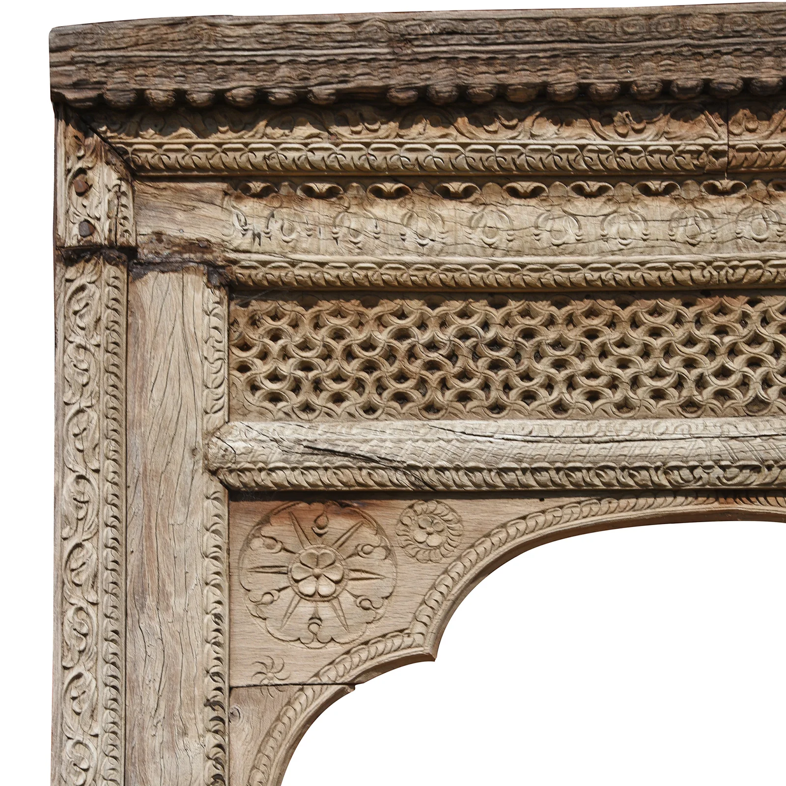 Carved Rosewood Arch From Haryana - 19th Century - Image 2