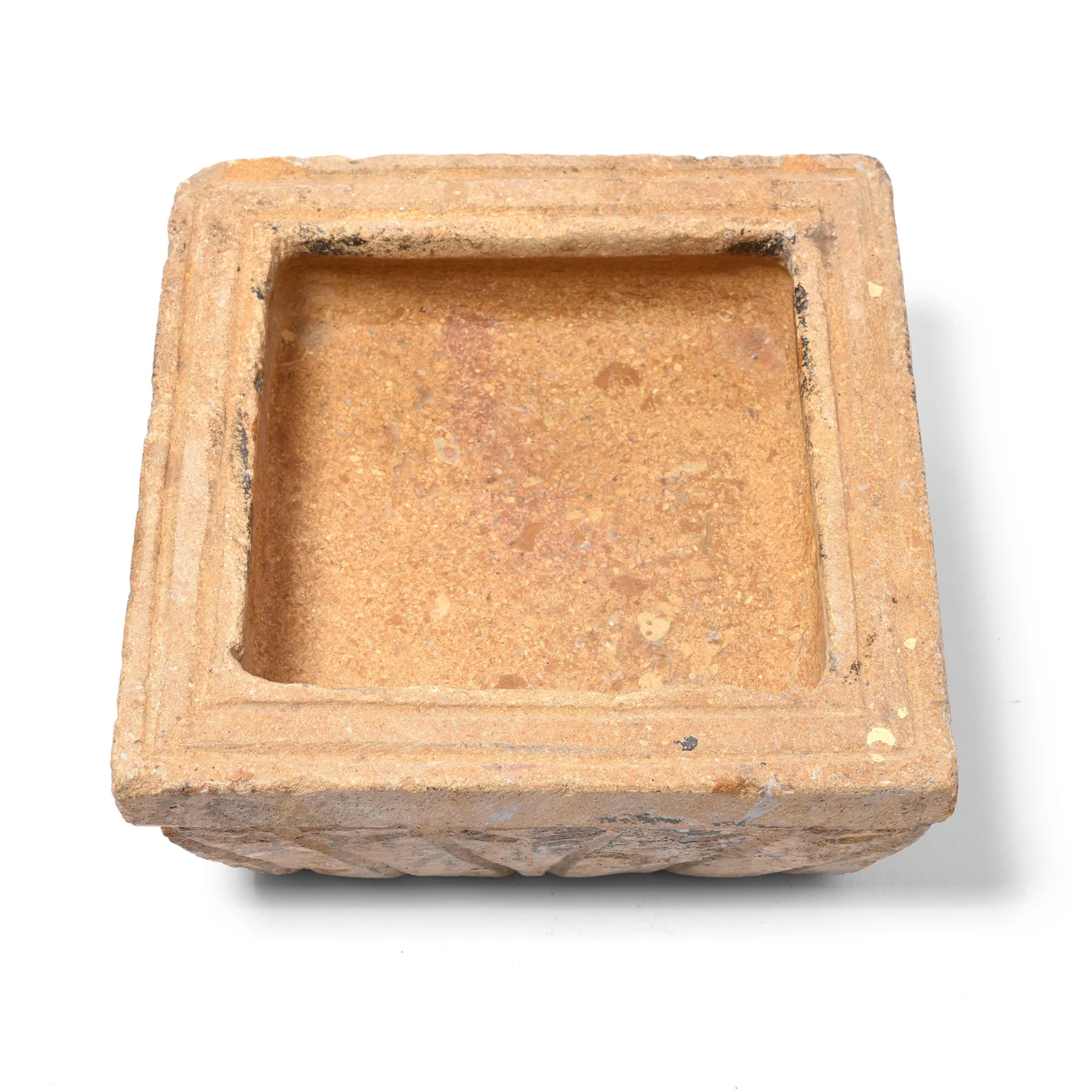 Carved Stone Bird Bath From Jaisalmer - Ca 1920's - Image 2