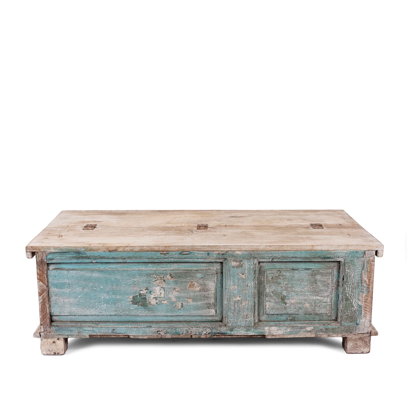 Carved Blanket Chest Made From Reclaimed Teak - Image 7
