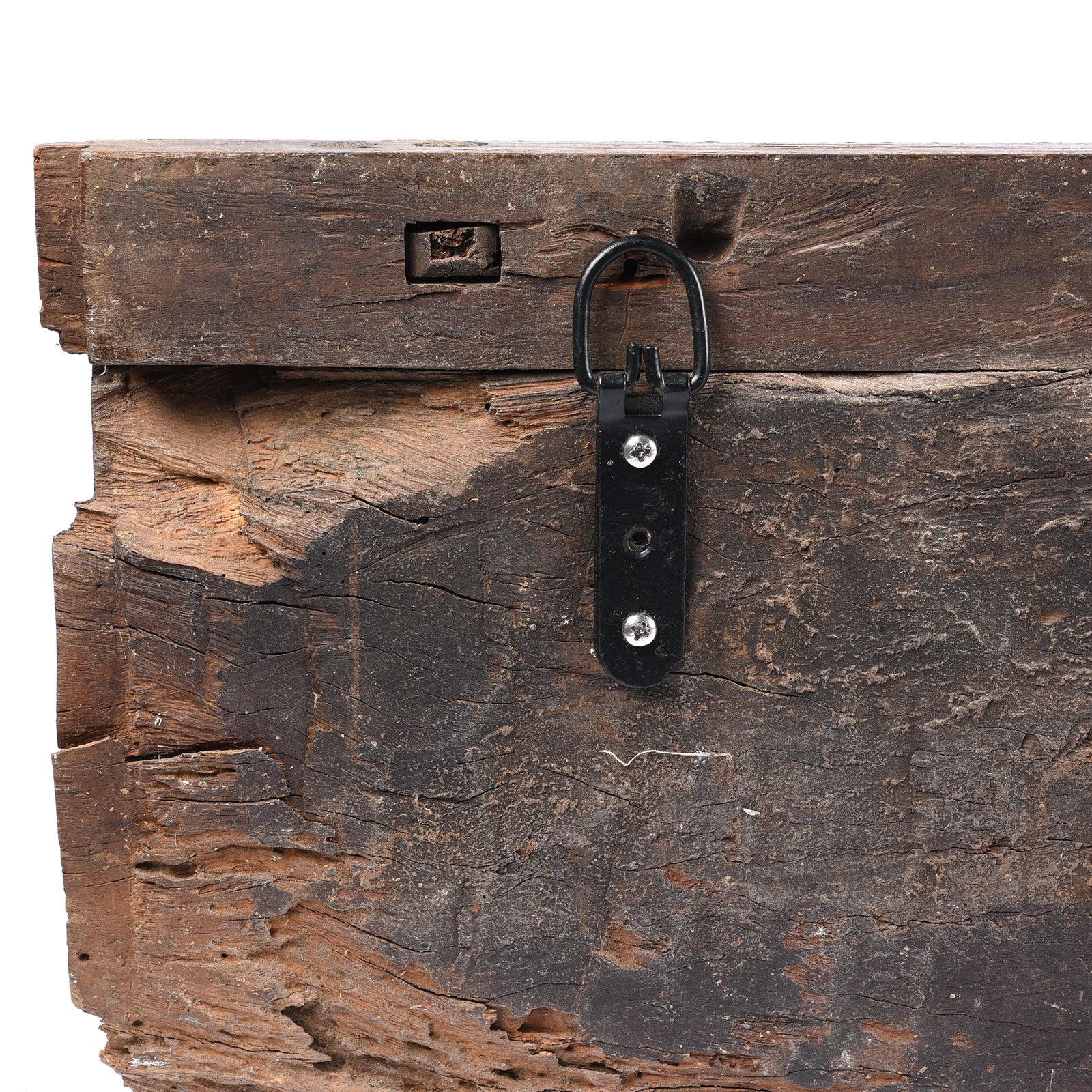 Old Carved Teak Coat Hook Panel - Circa 100 Yrs Old - Image 8