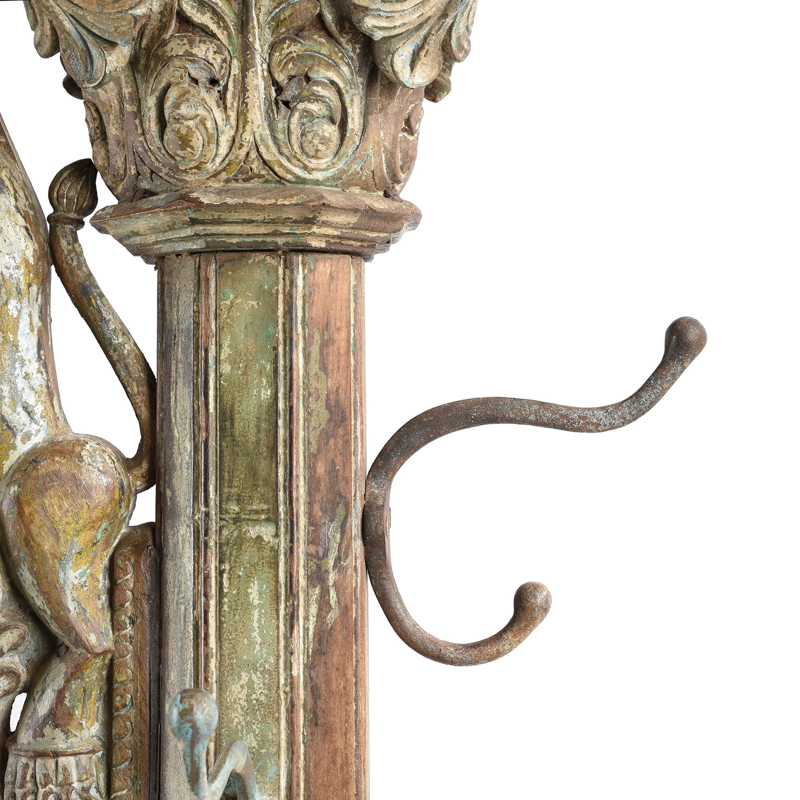 Coat Stand Made From An Old Indian Pillar - Image 6