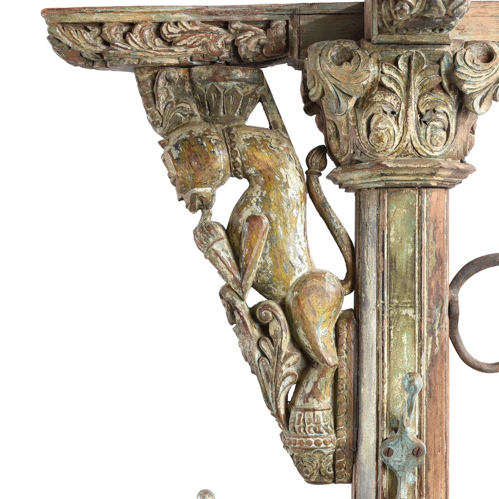 Coat Stand Made From An Old Indian Pillar - Image 7
