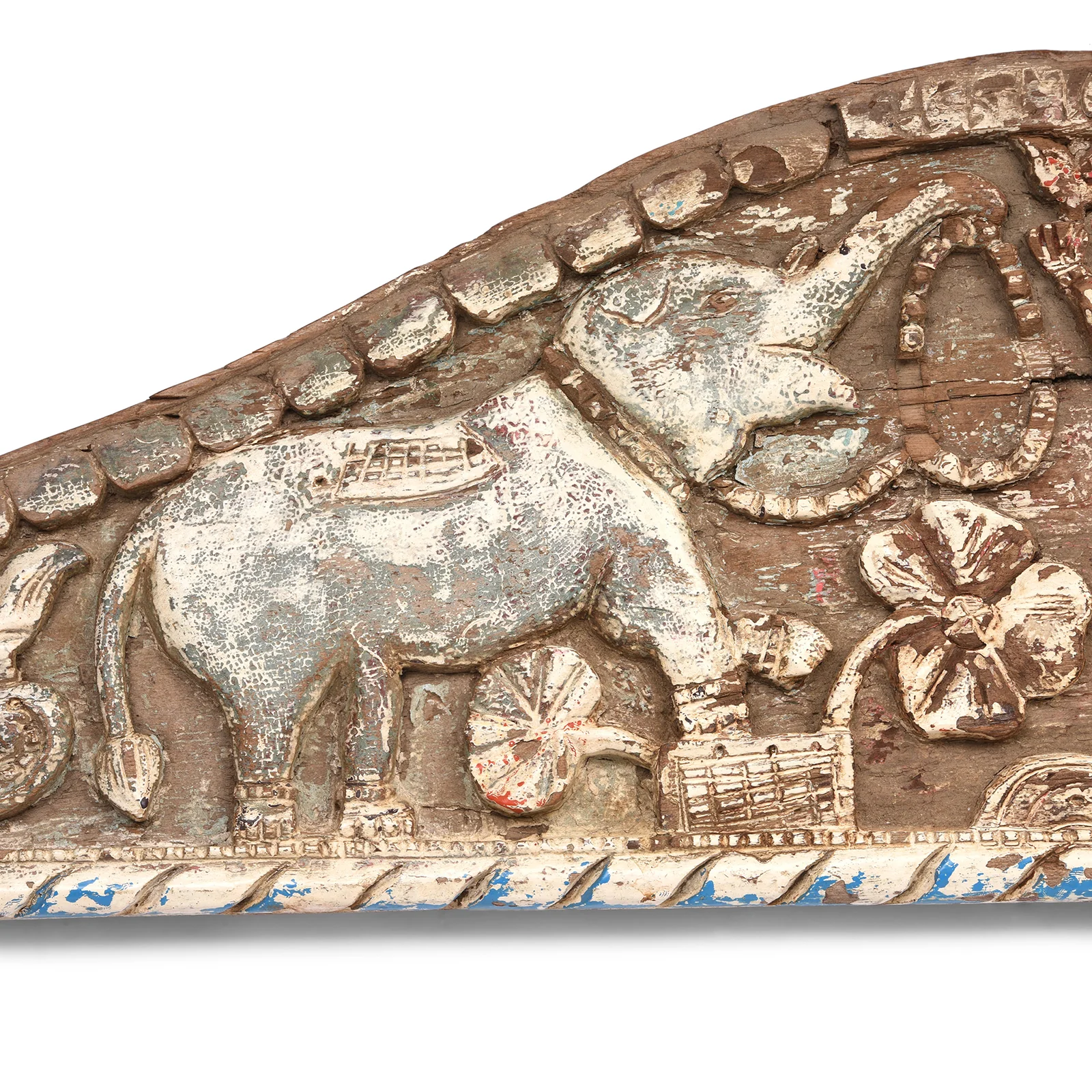 Carved Teak Lintel Panel From Andra Pradesh - 19th Century - Image 4