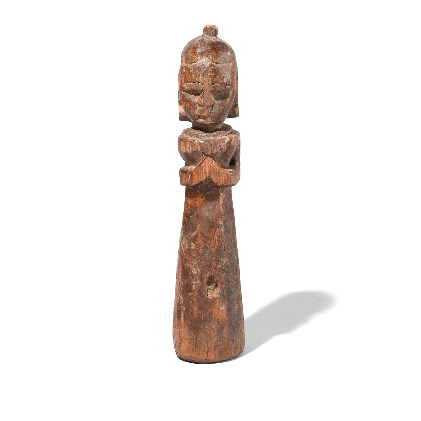 Carved Gangaur Doll From Banswara - 19th Century