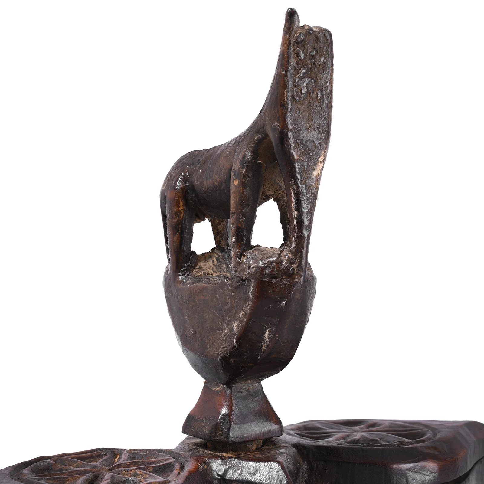 Teak Masala Box From Rajasthan - Ca 1900 - Image 3