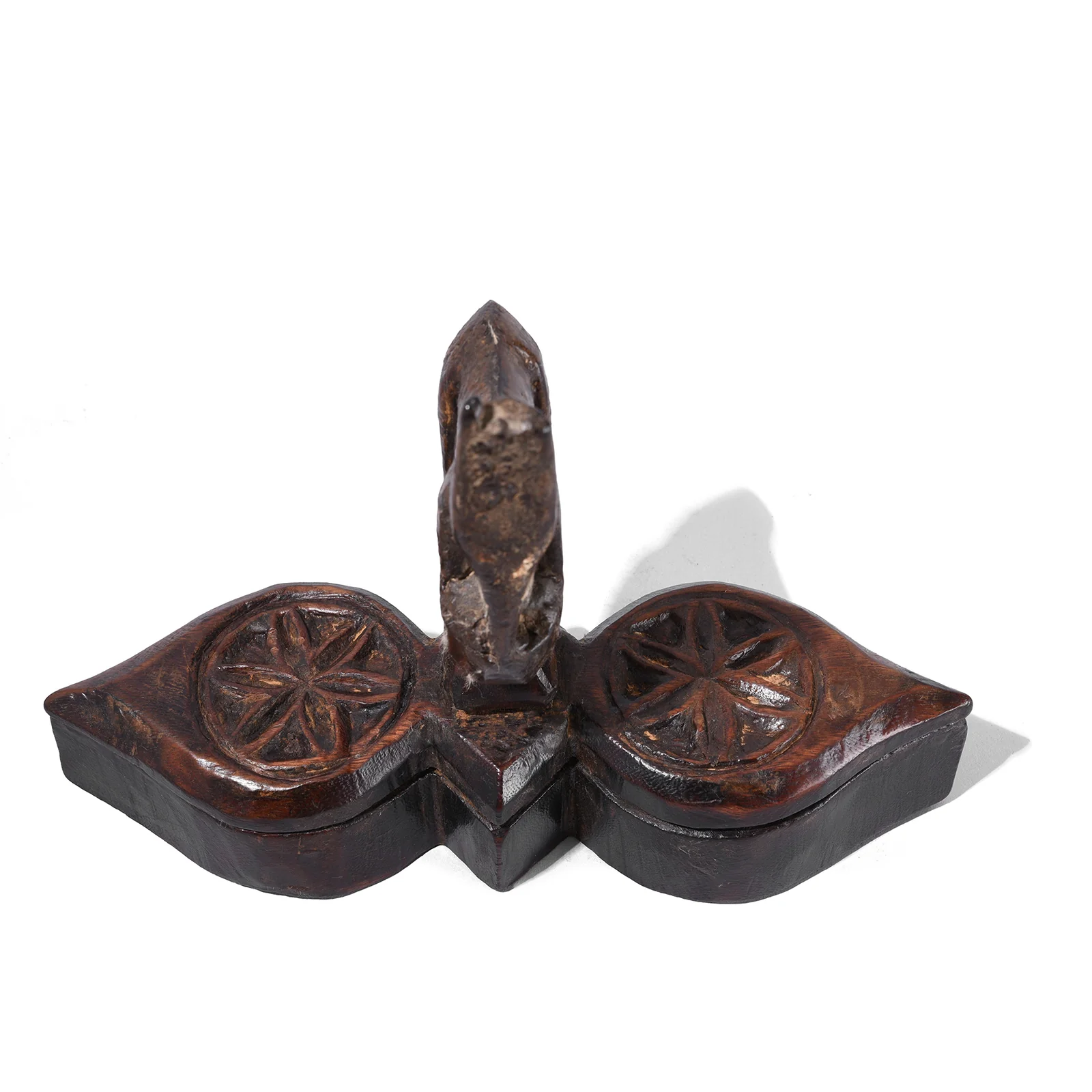 Teak Masala Box From Rajasthan - Ca 1900 - Image 4
