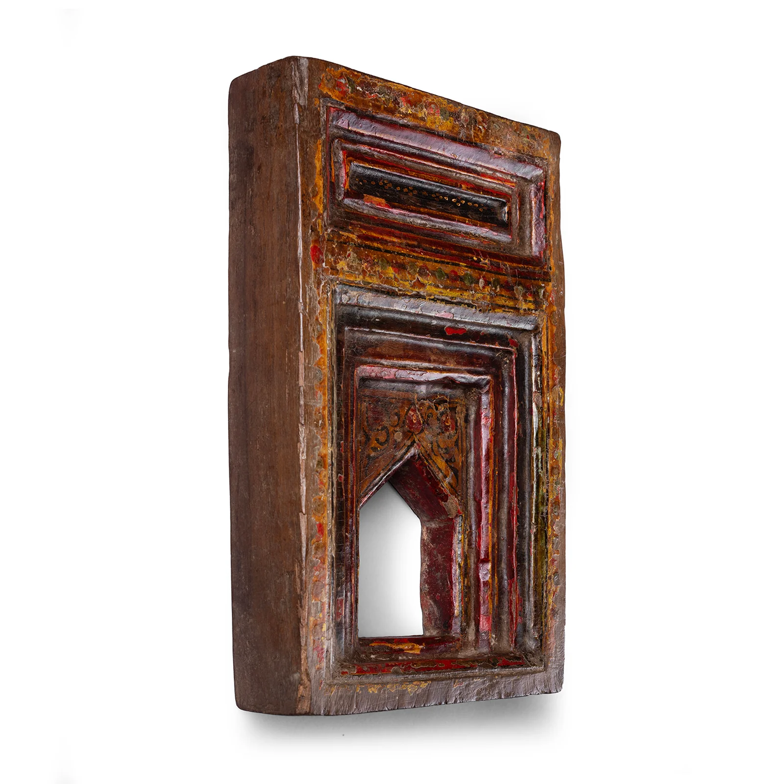 Painted Votive Panel From Andhra Pradesh - 19th Century - Image 3