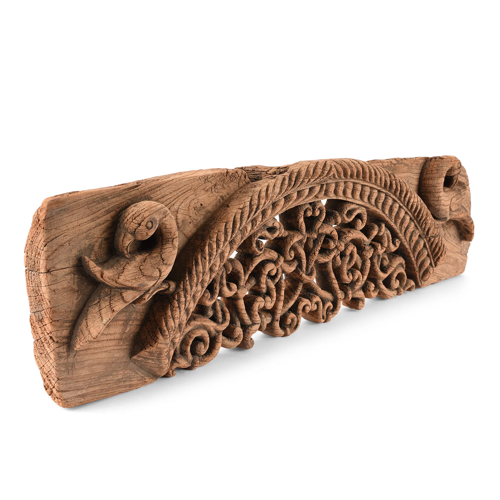 Carved Peacock Panel From Andra Pradesh - 18th Century - Image 2