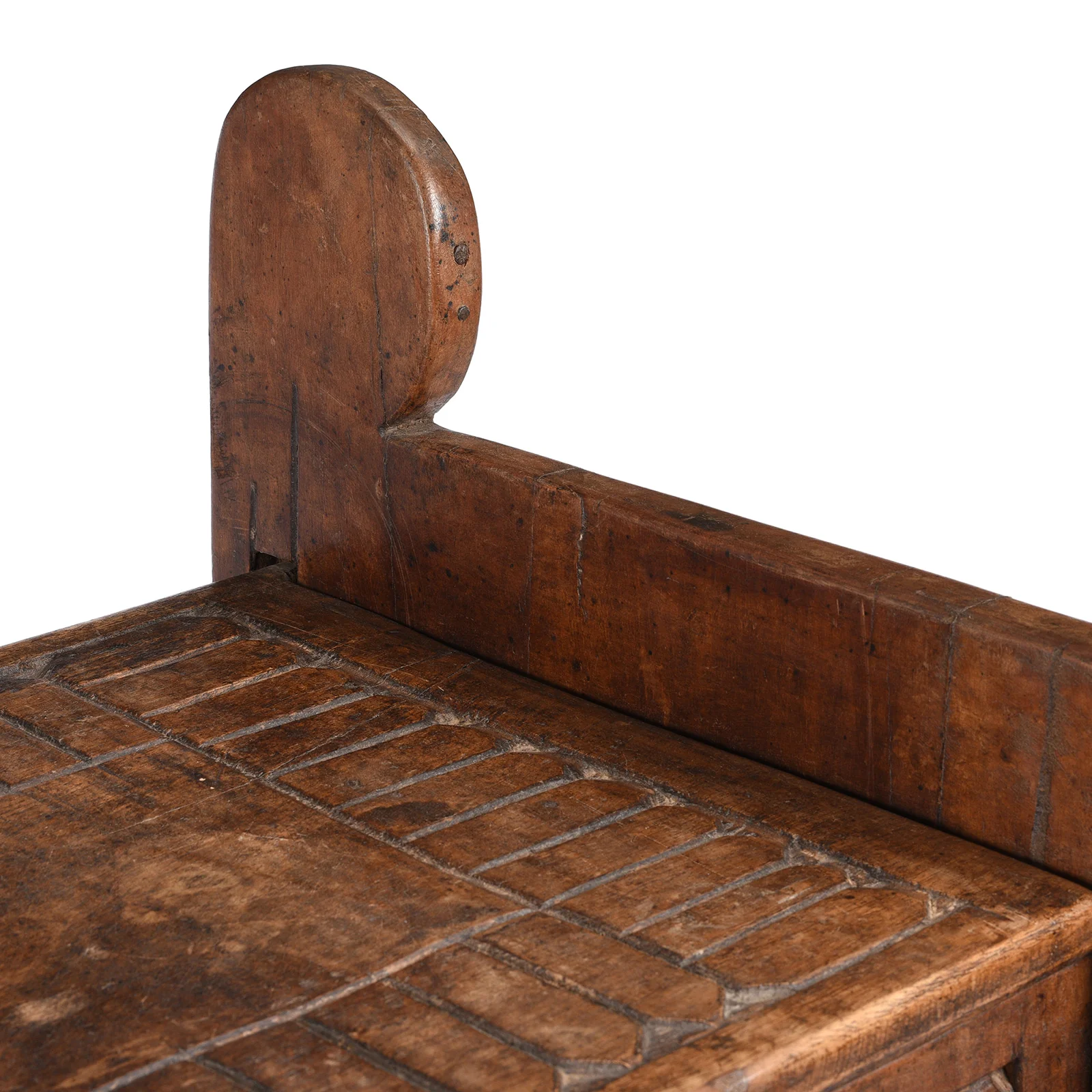 Carved Tribal Cedar Chest From The Kulu Valley - Ca 1920 - Image 6