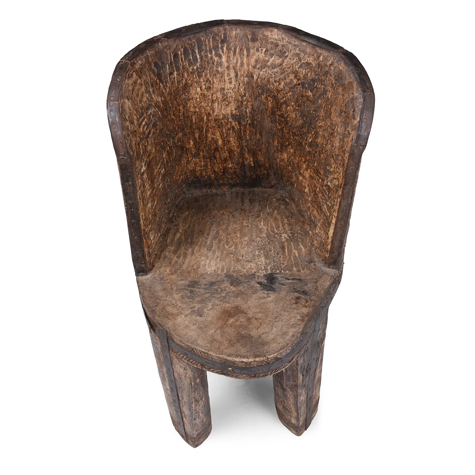 Carved Tribal Chair From Nagaland - Ca 1930 - Image 5