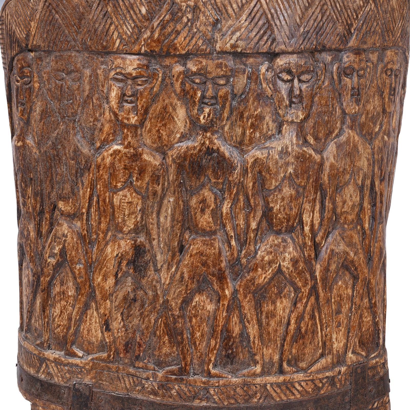 Carved Tribal Chair From Nagaland - Ca 1930 - Image 7