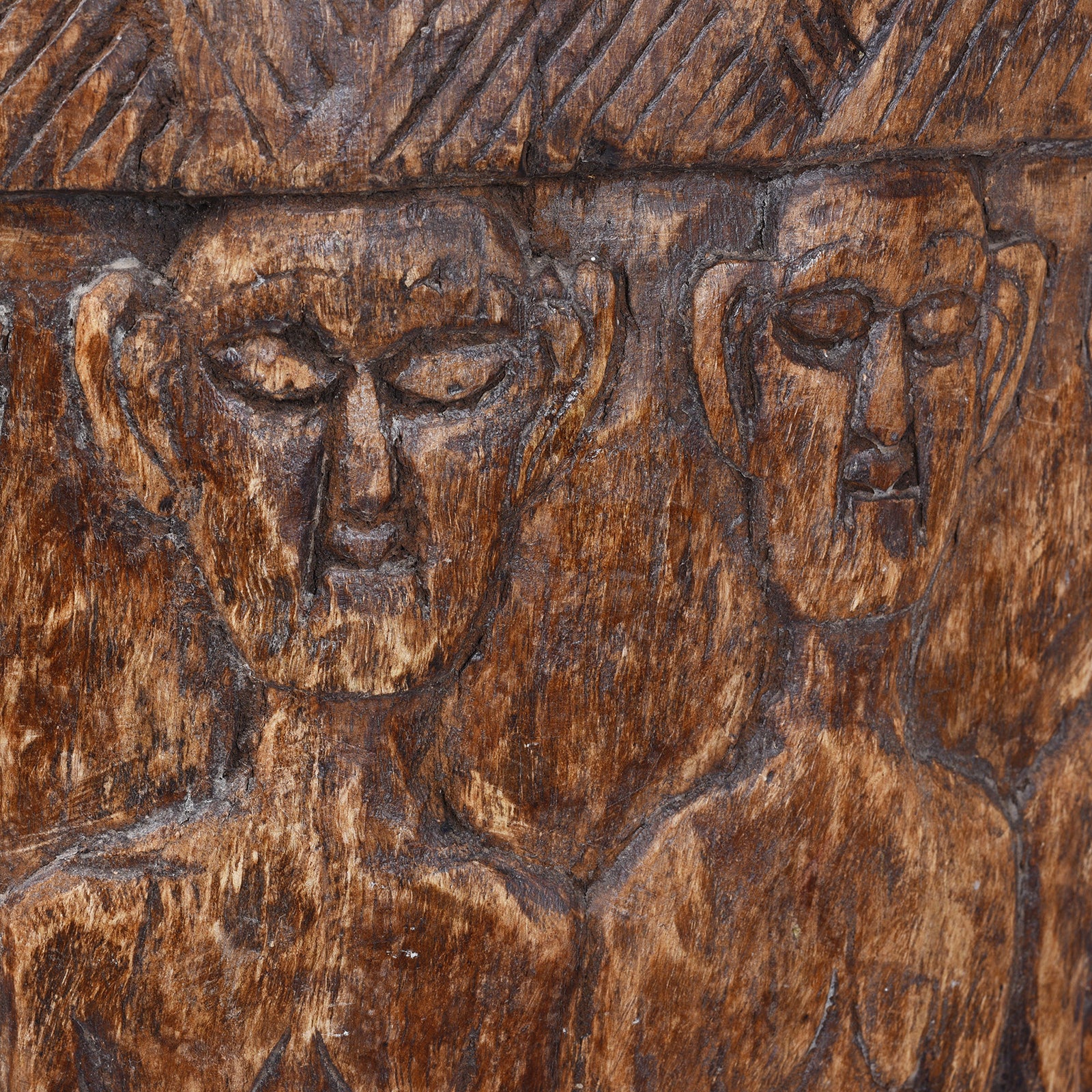 Carved Tribal Chair From Nagaland - Ca 1930 - Image 8