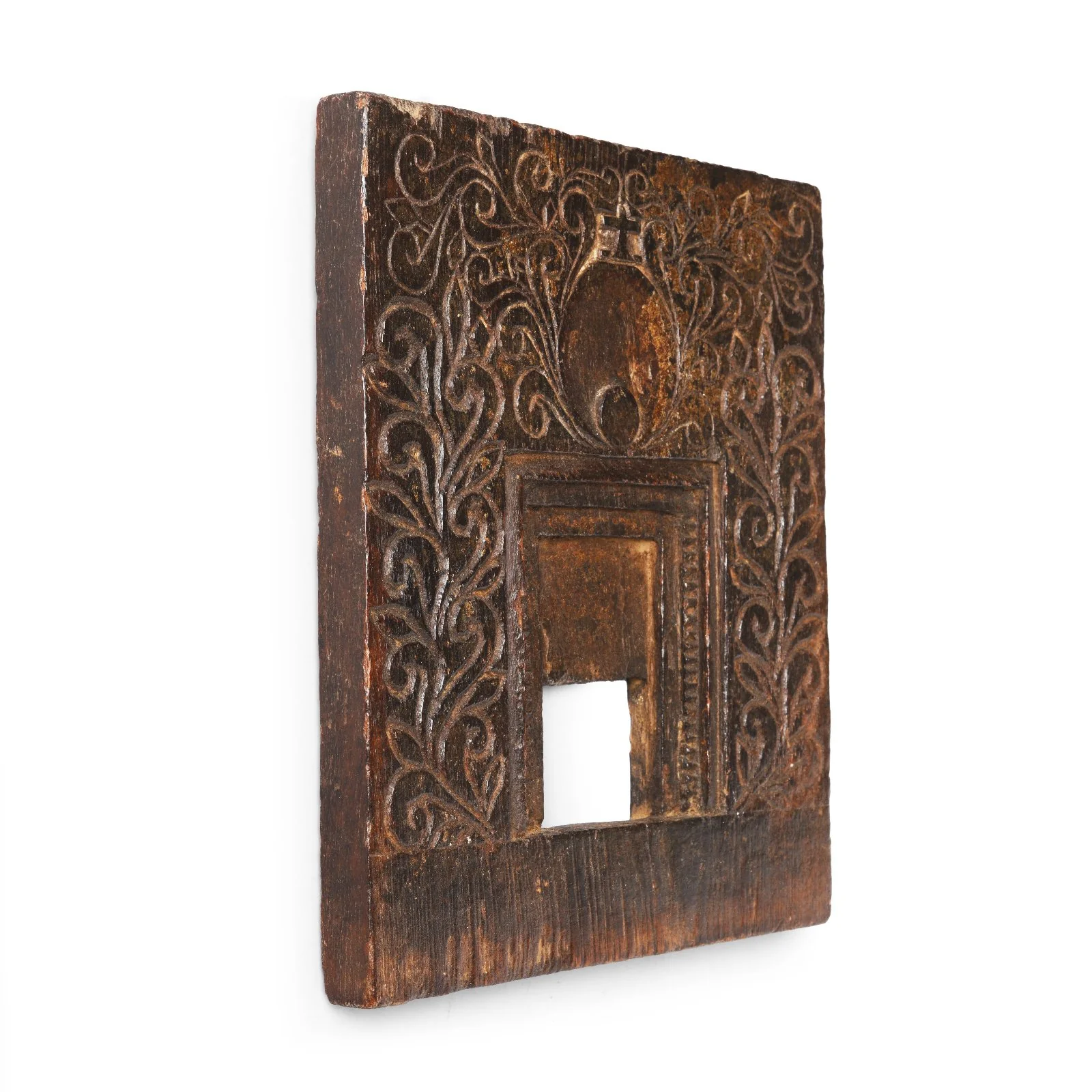 Carved Tribal Votive Panel From Andhra Pradesh - Ca 1920 - Image 3