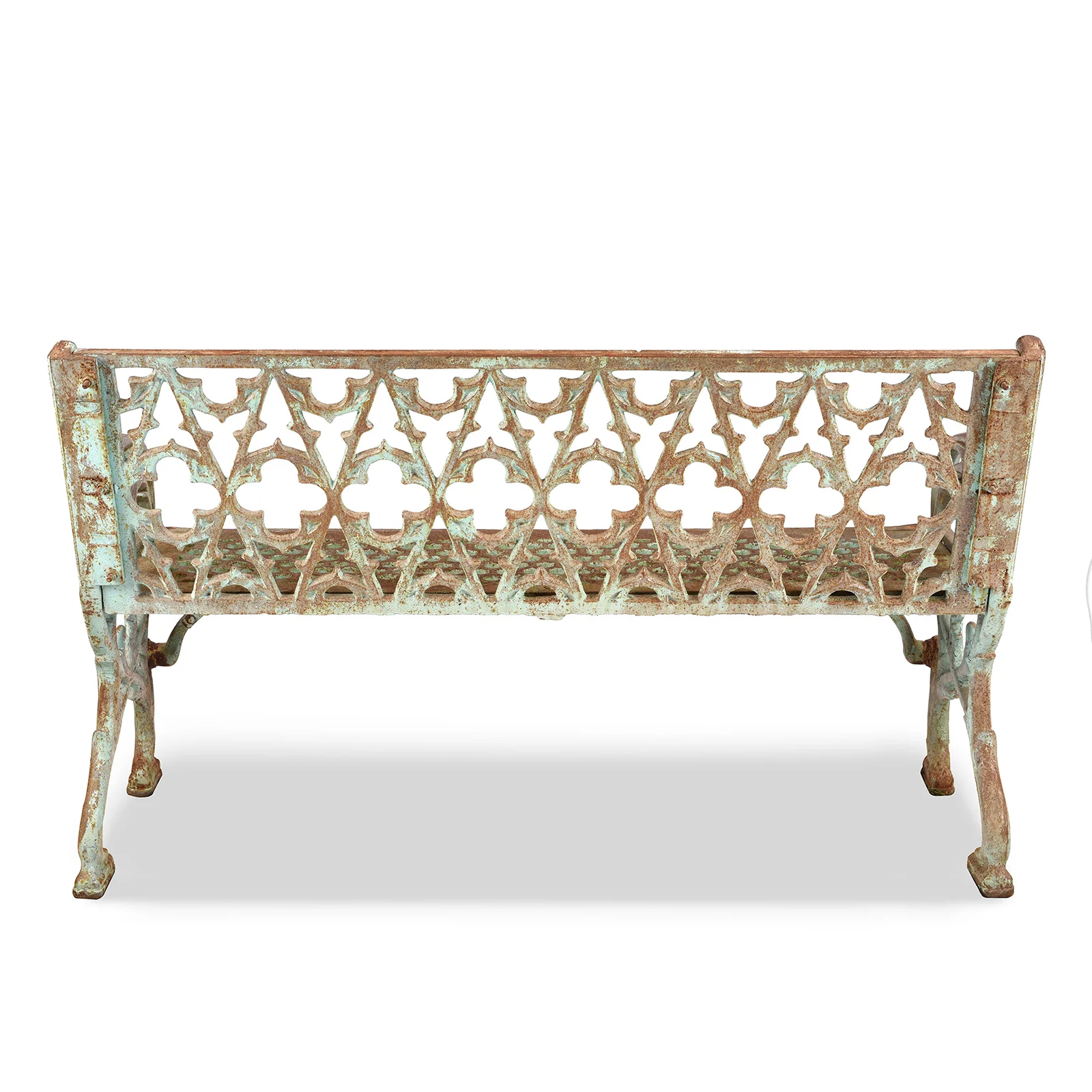 Neo Gothic Style Cast Iron Garden Bench - Image 11