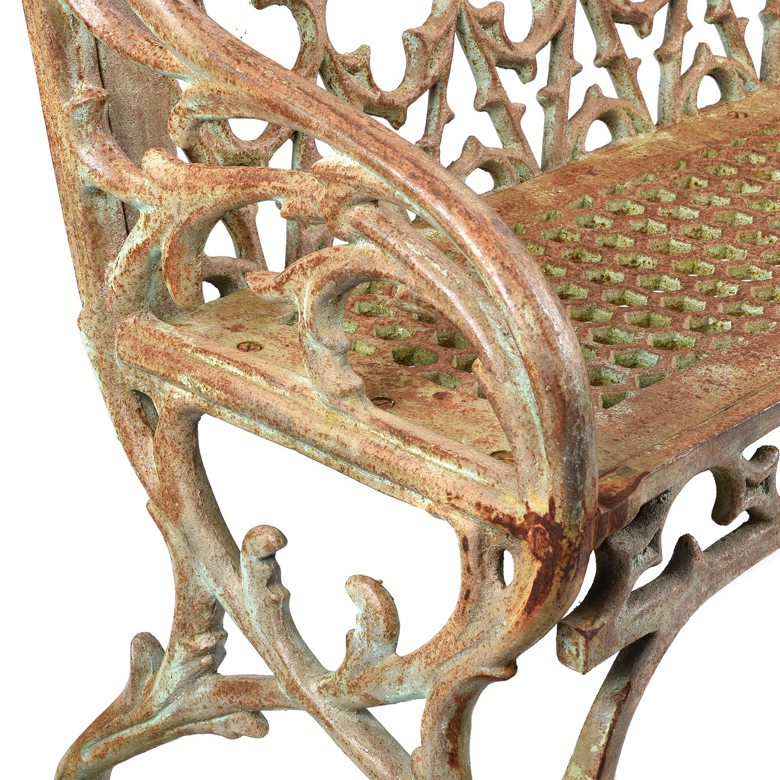 Neo Gothic Style Cast Iron Garden Bench - Image 5