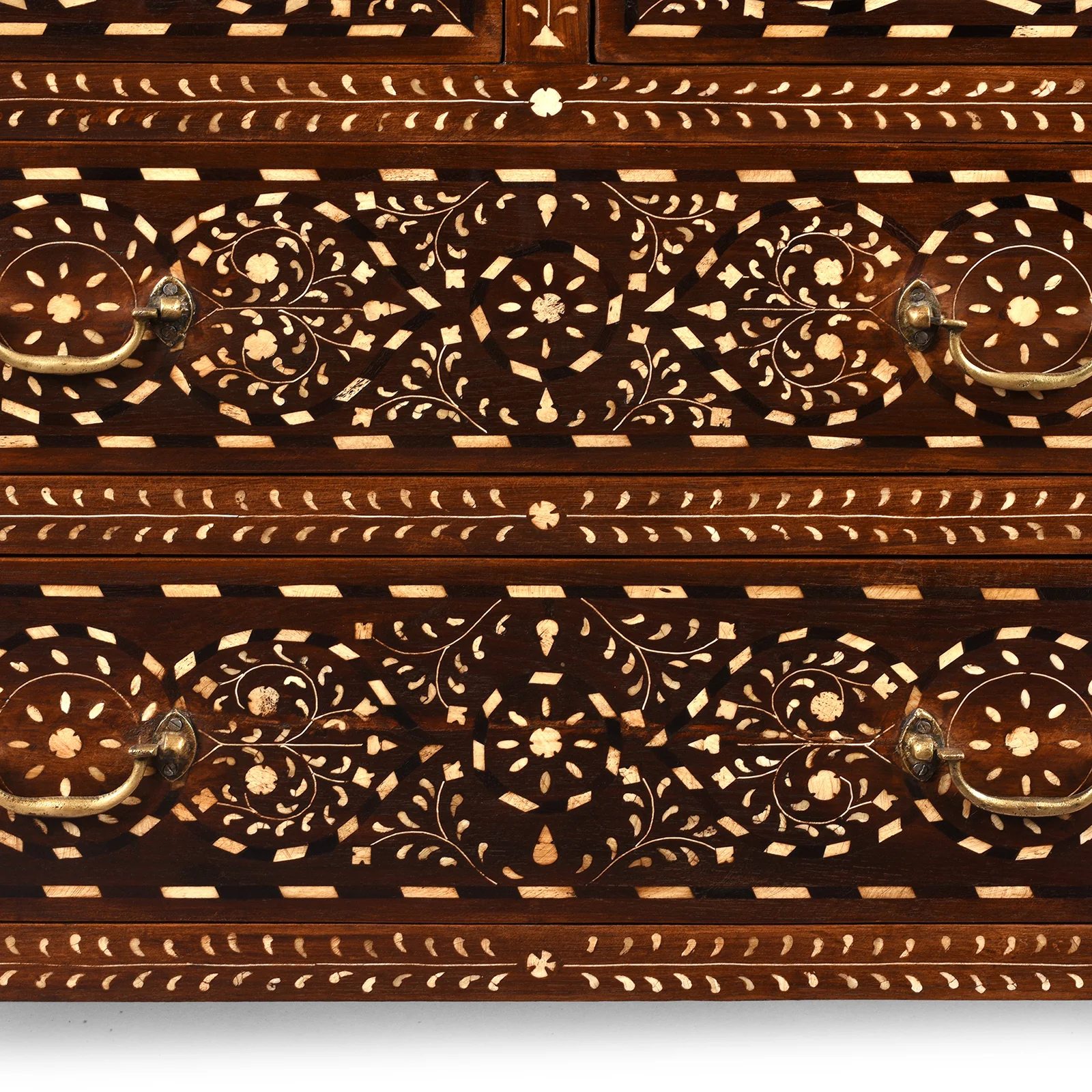 Bone Inlay Chest Of Drawers - Ca 1920 - Image 10